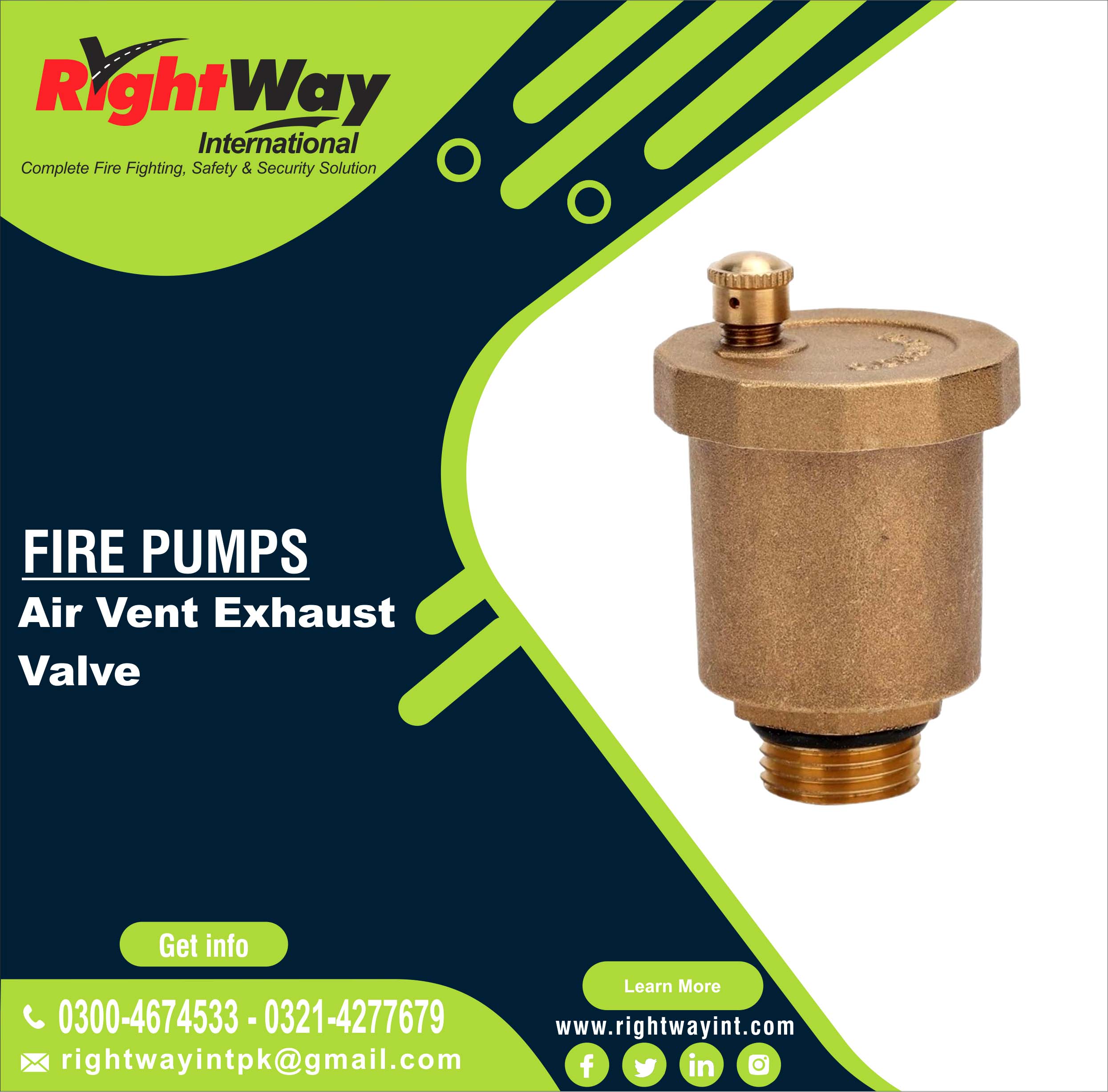 Air Vent Exhaust Valve