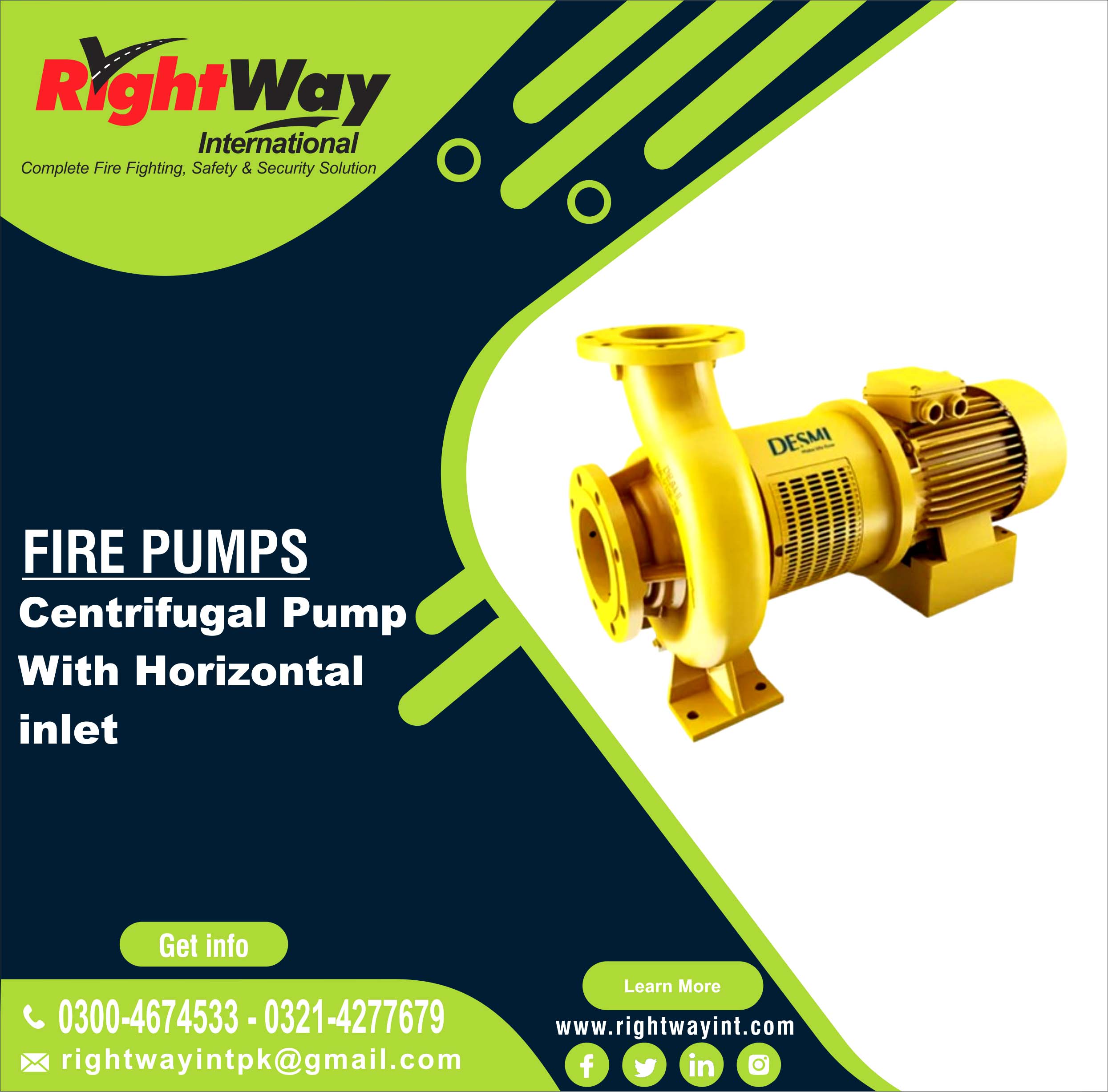 Centrifugal Pump With Horizontal inlet