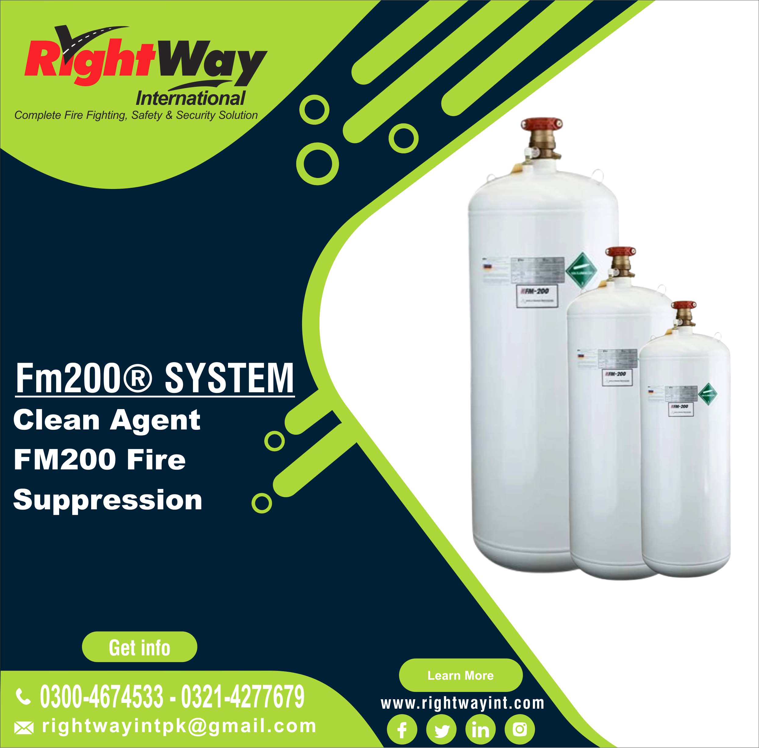 Clean Agent FM200 Fire Suppression