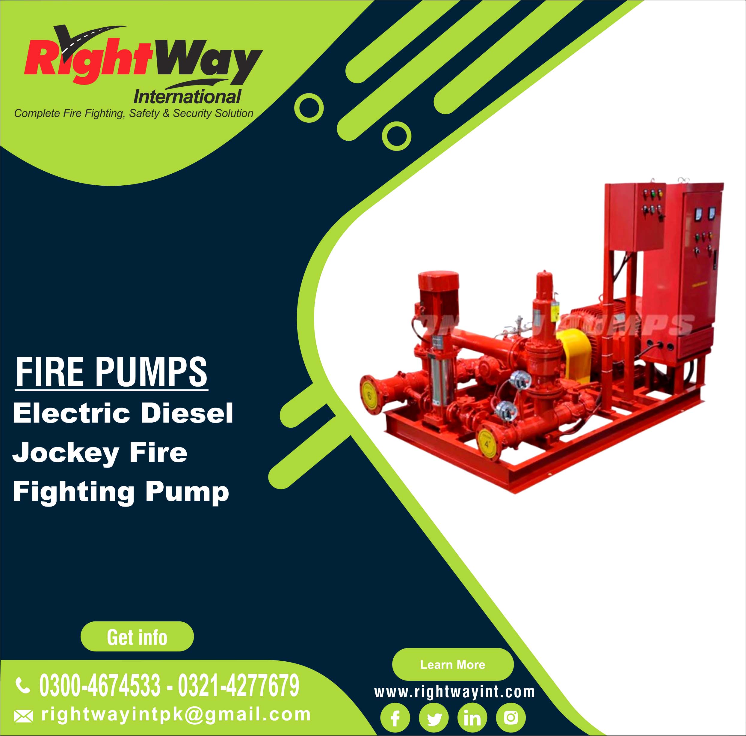 Electric Diesel Jockey Fire Fighting Pump