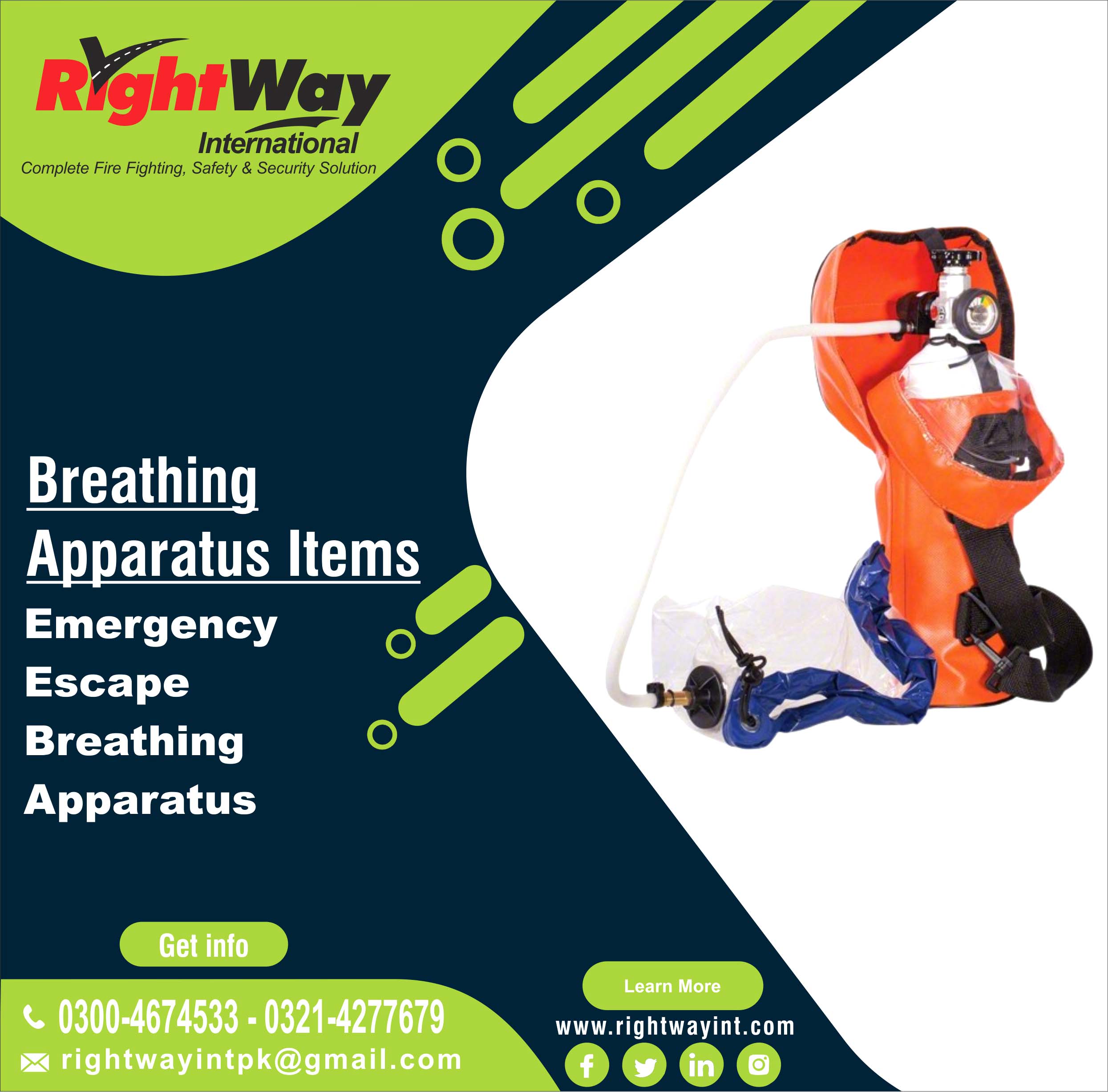 Emergency Escape Breathing Apparatus