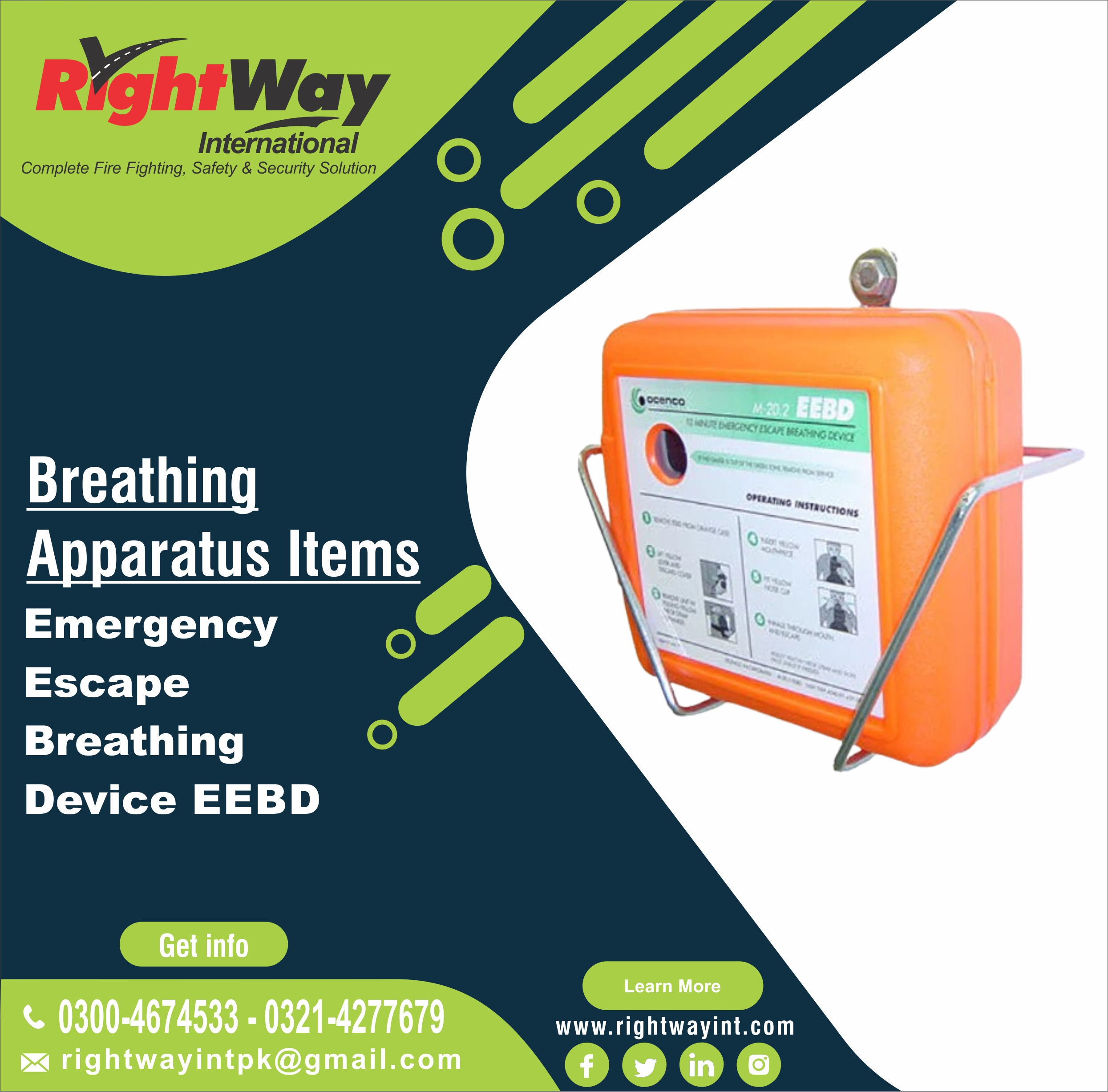 Emergency Escape Breathing Device EEBD