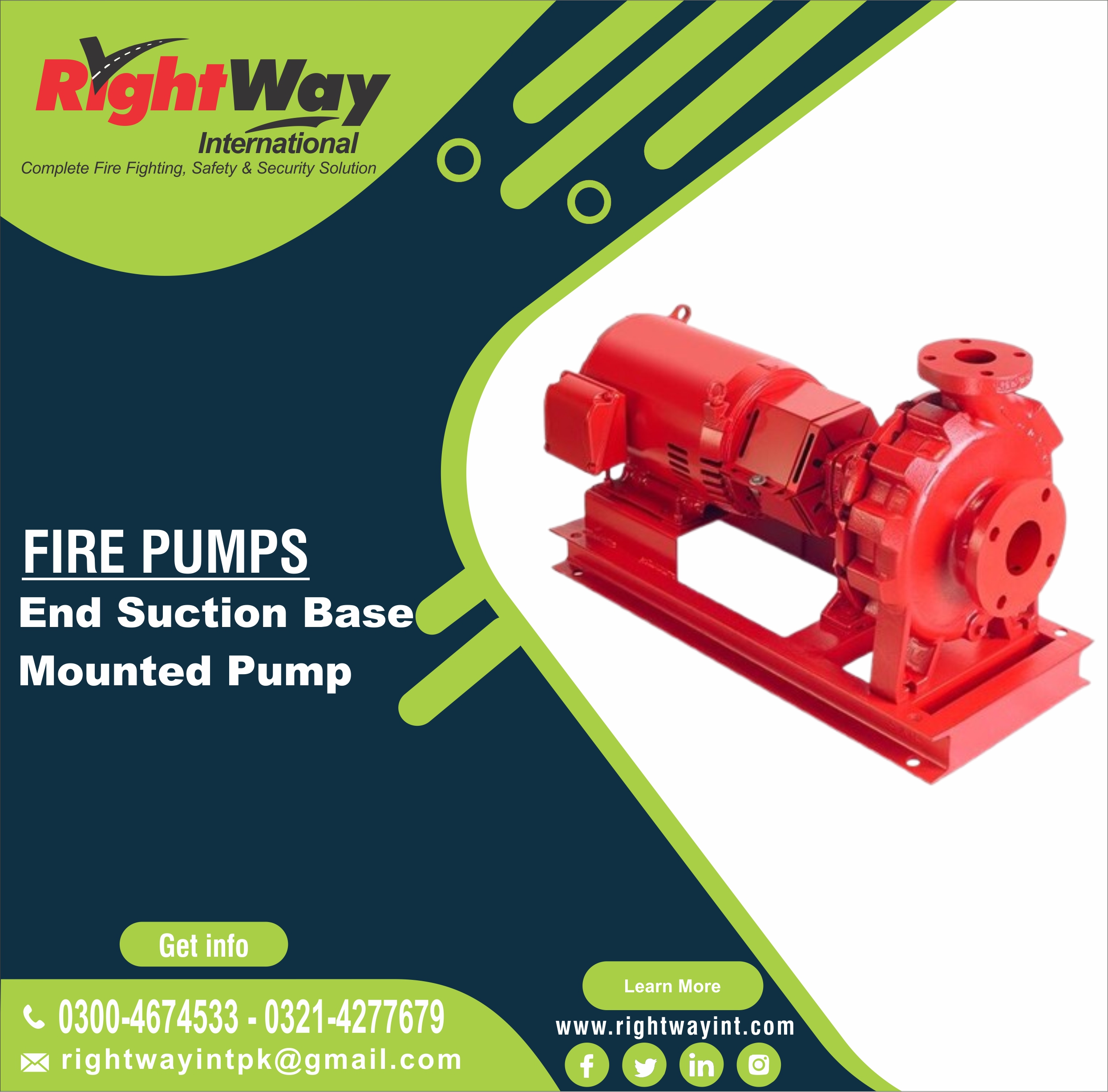 End Suction Base Mounted Pump