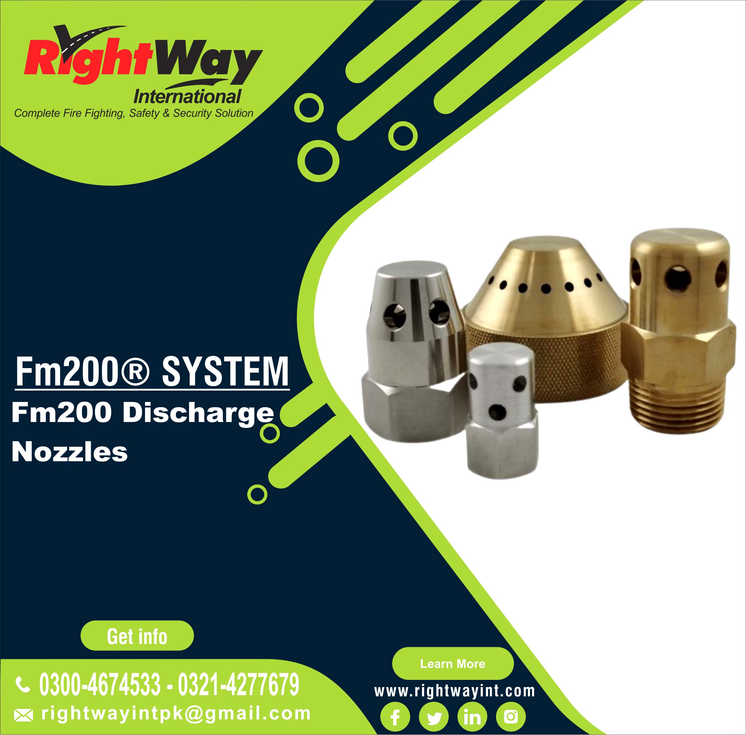 Types Of FM200 Discharge Nozzles