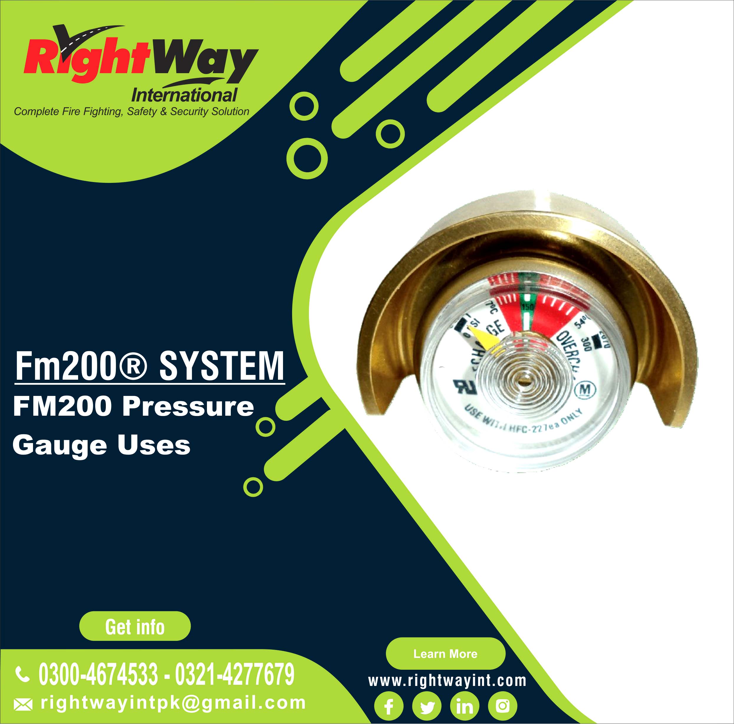 FM200 Pressure Gauge Uses