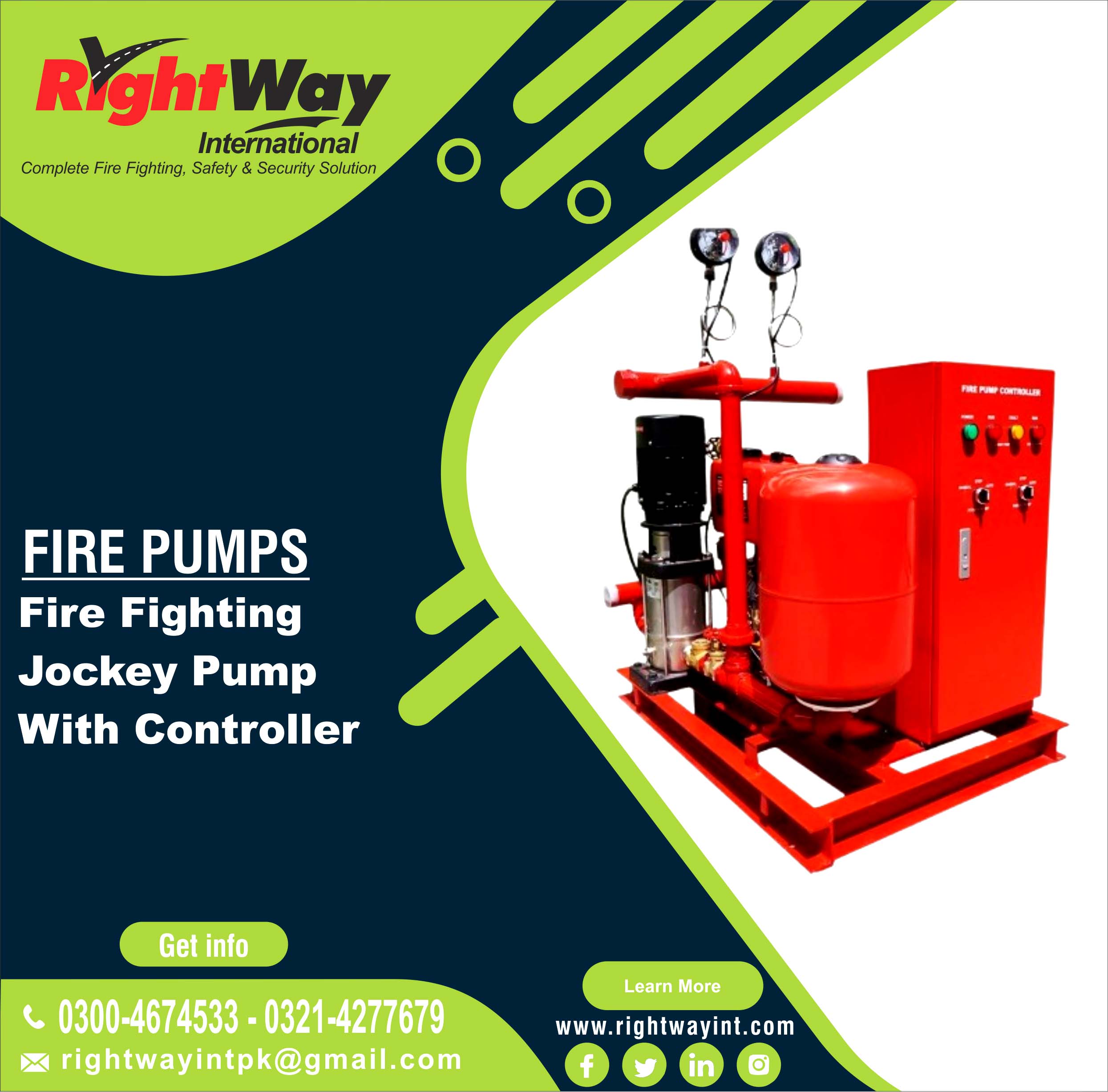Fire Fighting Jockey Pump With Controller