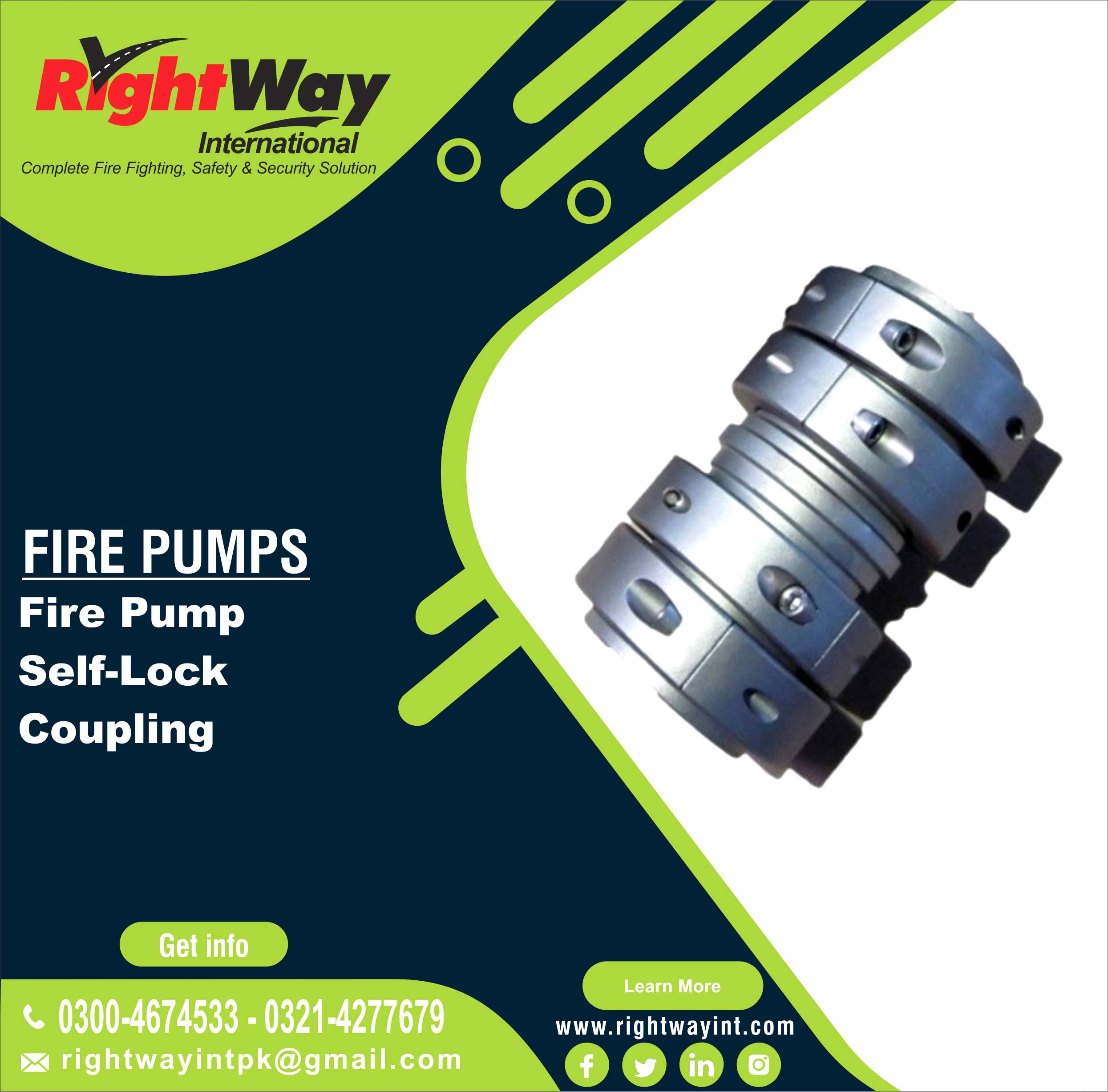 Fire Pump Self-Lock Coupling