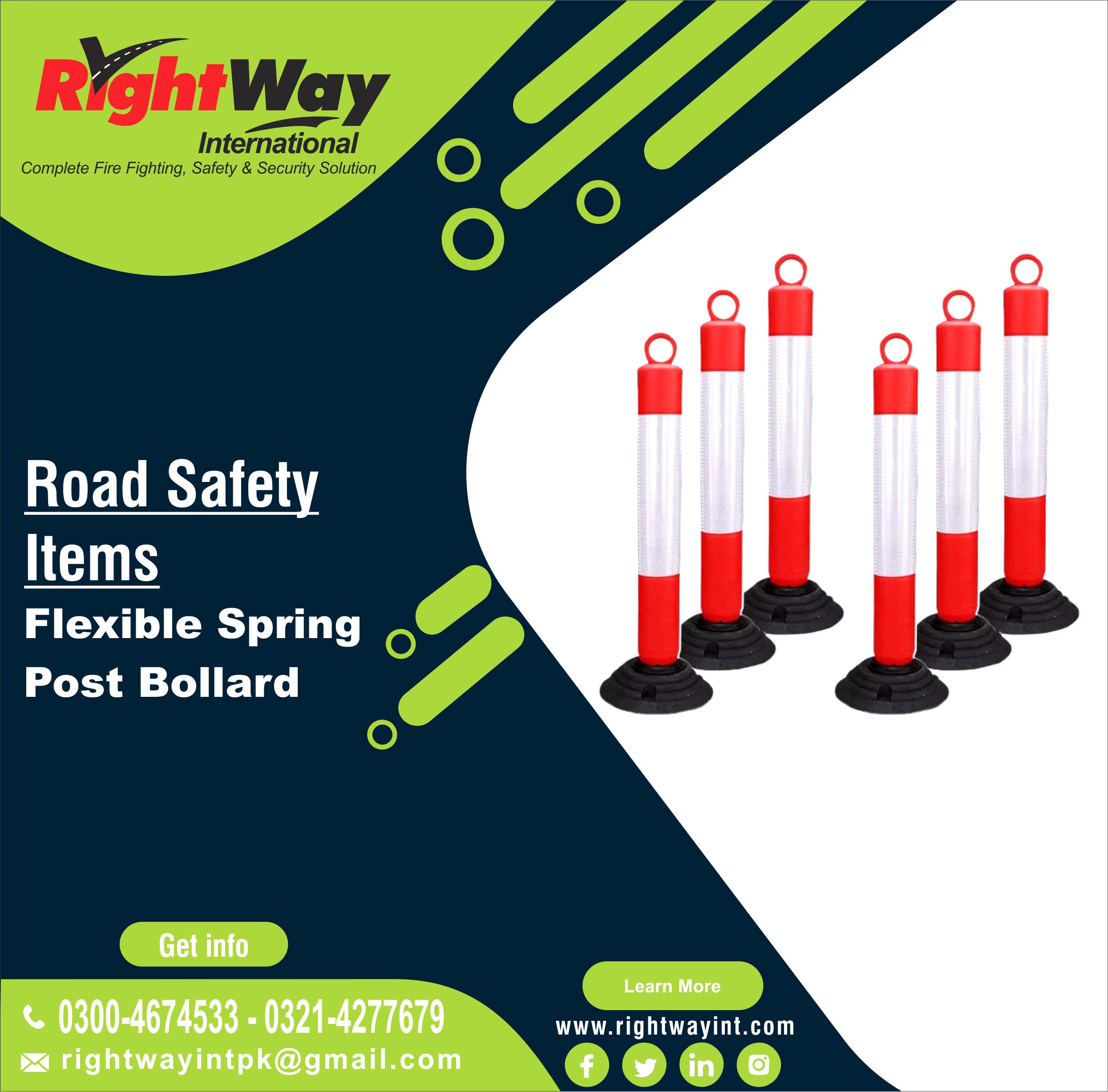 Flexible Spring Post Bollard