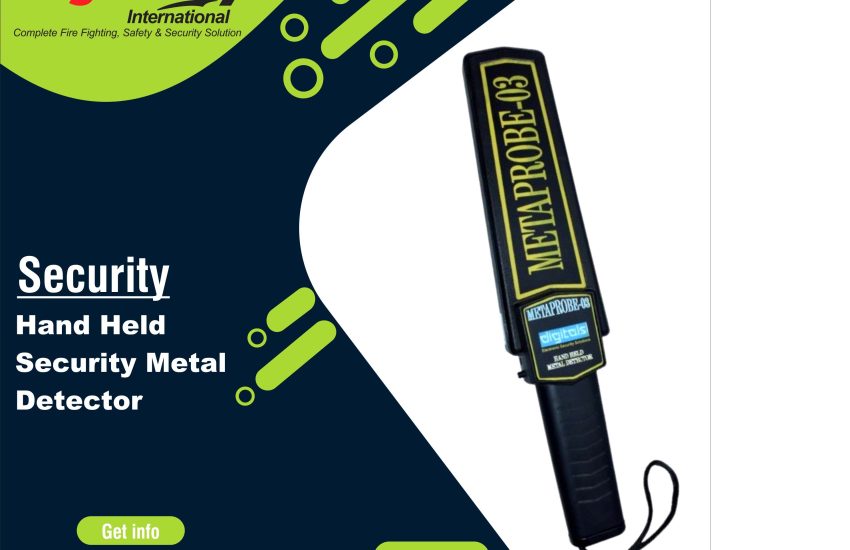 Hand Held Security Metal Detector