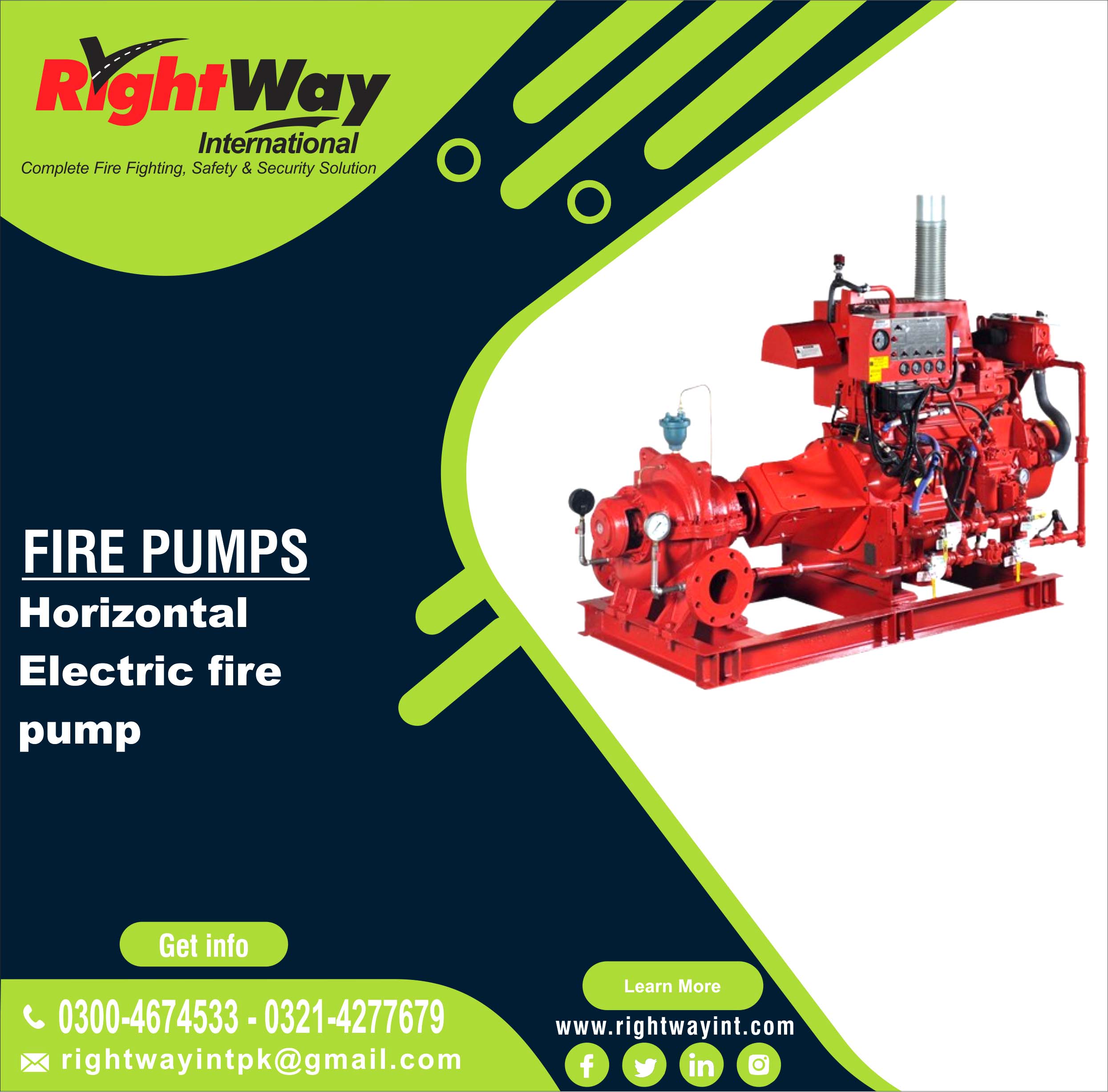 Horizontal Electric Fire Pump