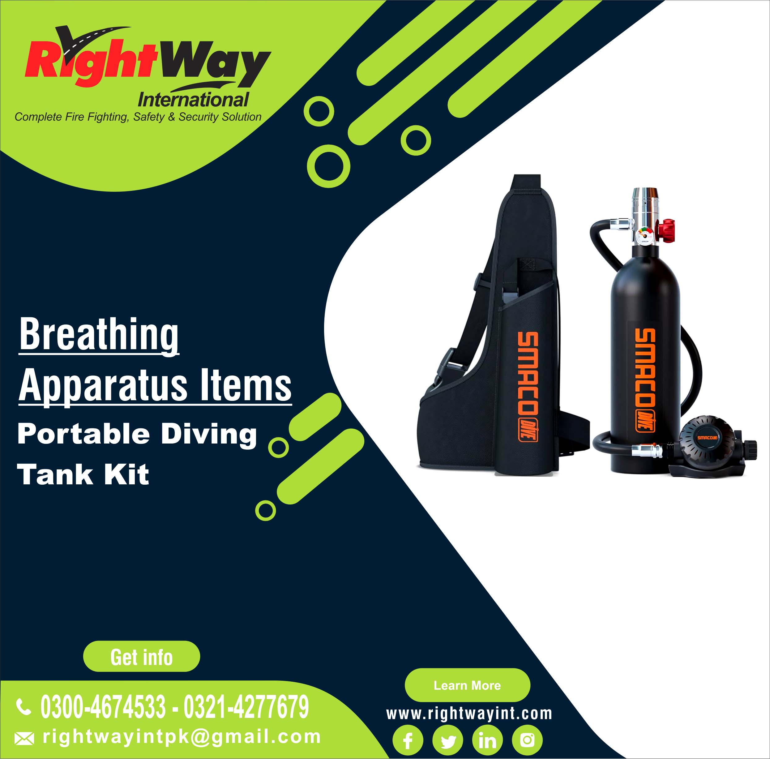 Portable Diving Tank Kit