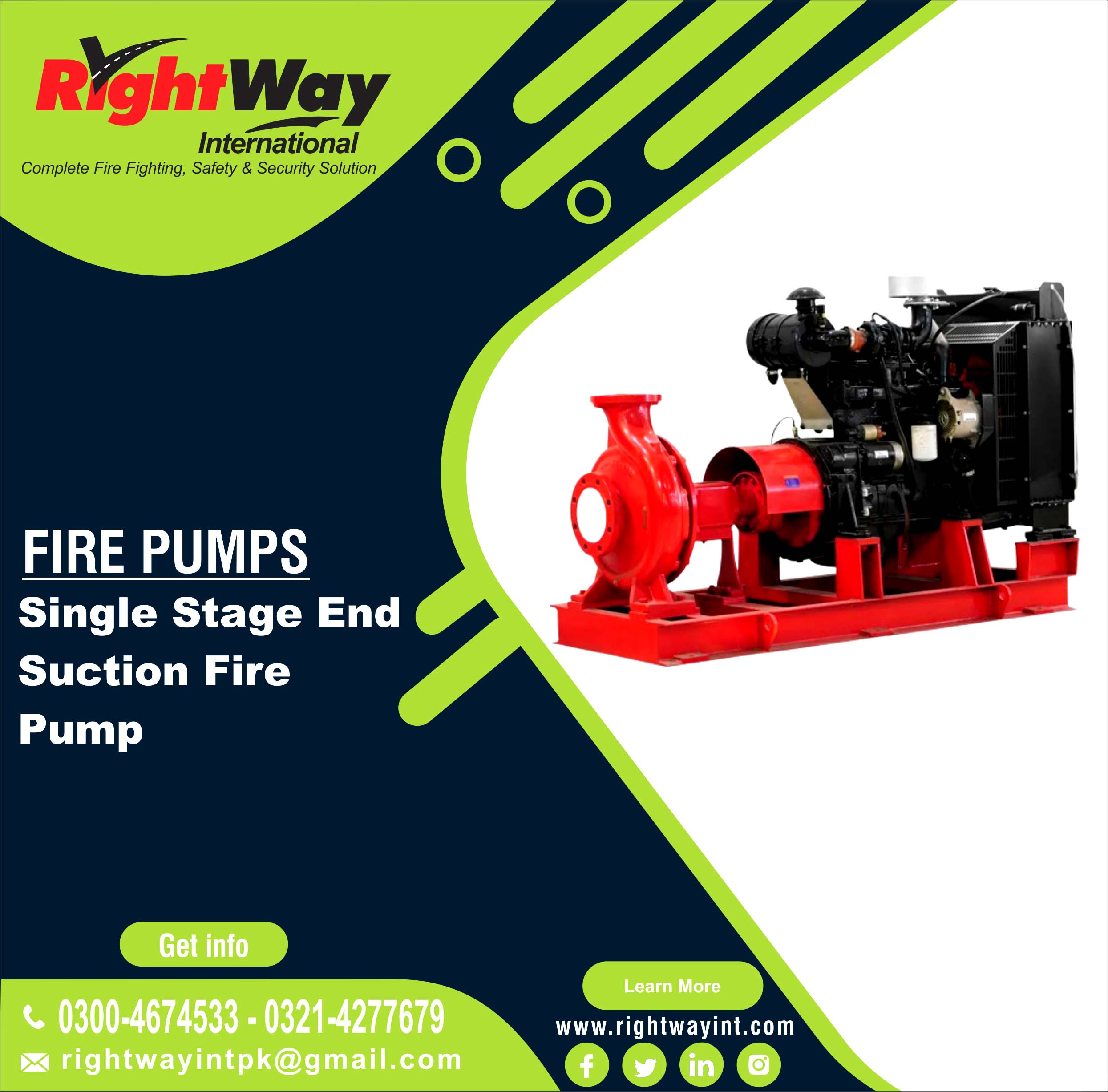 Single Stage End Suction Fire Pump