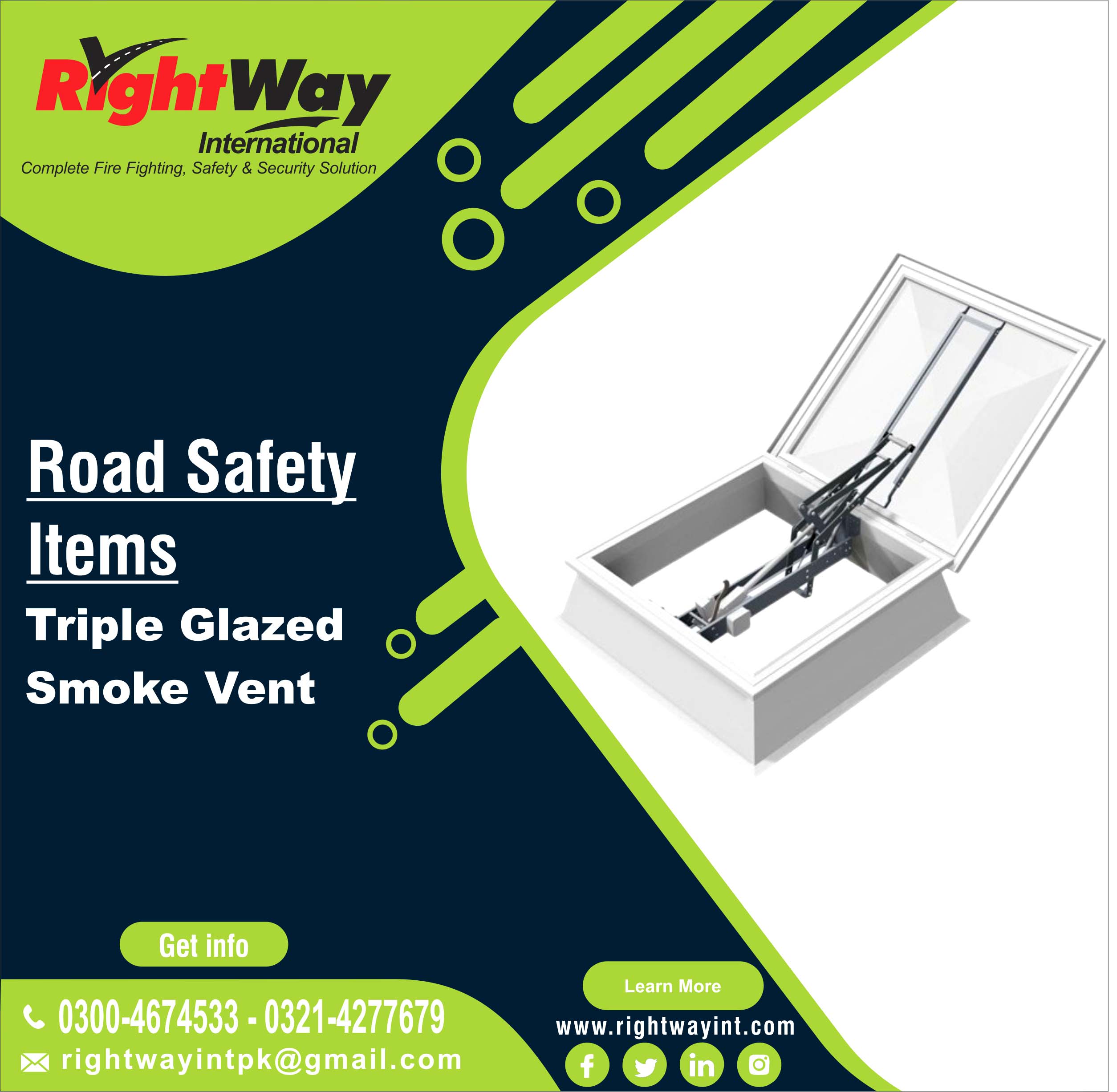 Triple Glazed Smoke Vent