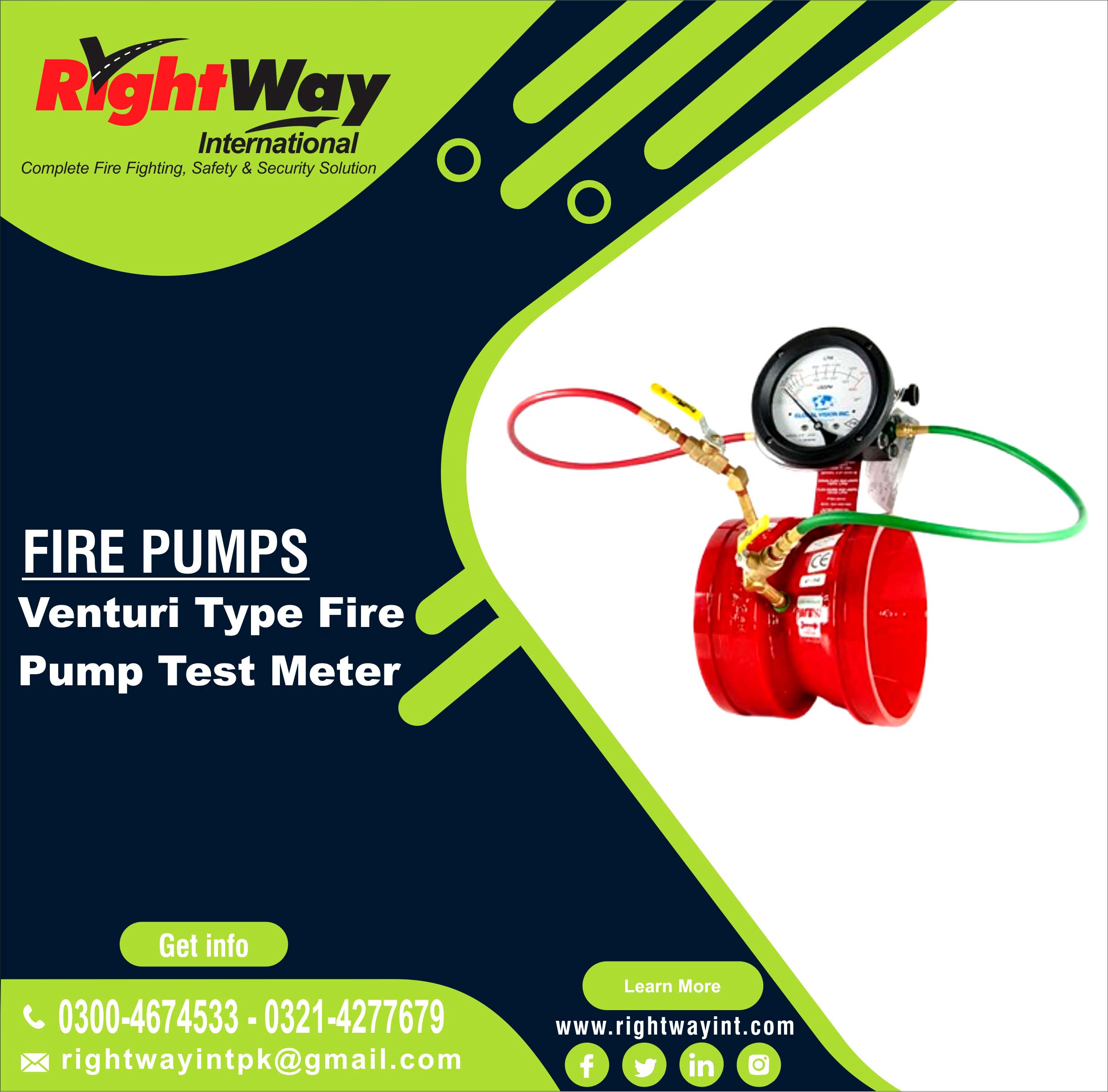 Venturi Type Fire Pump Test Meter