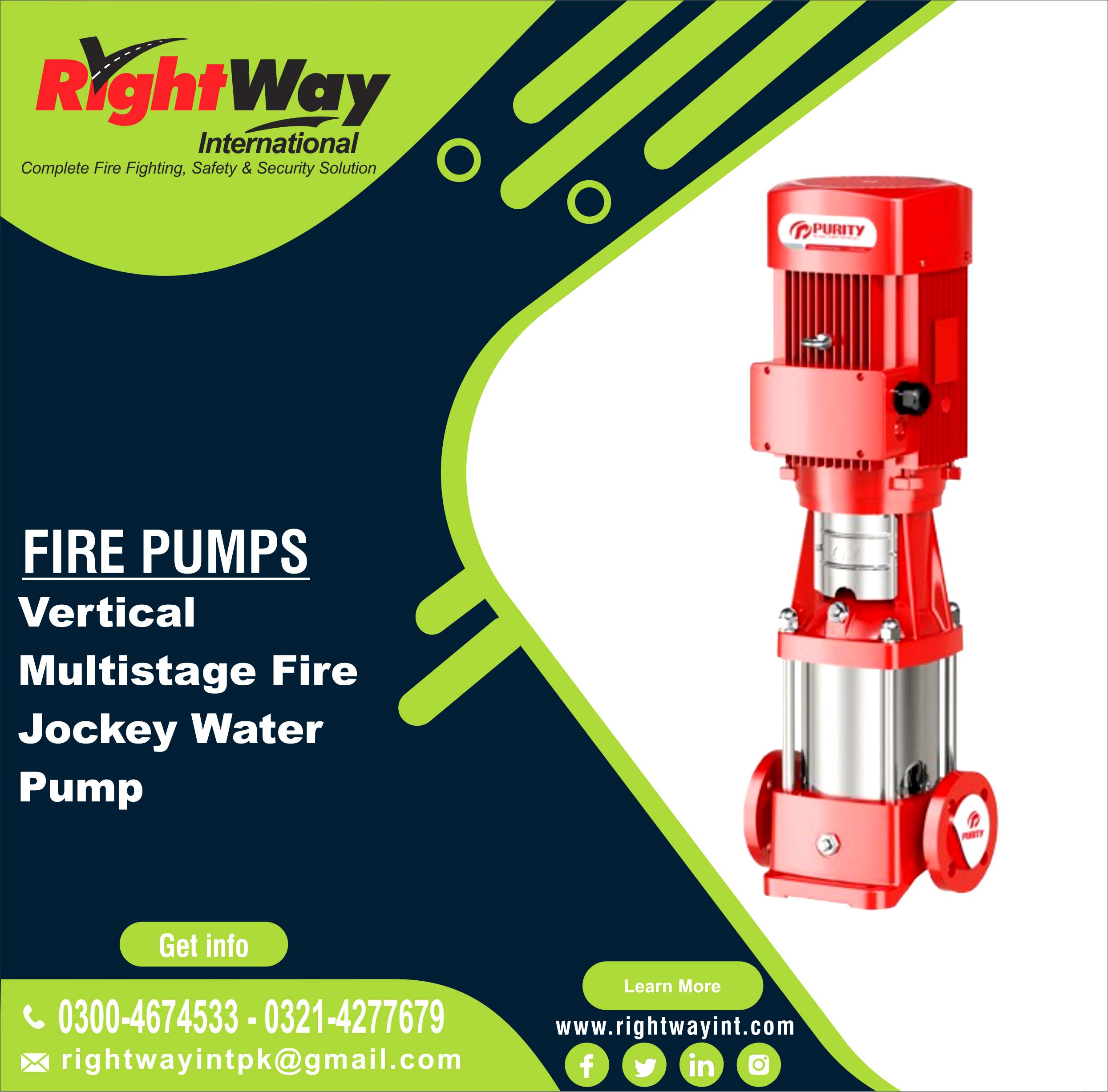 Vertical Multistage Fire Jockey Water Pump