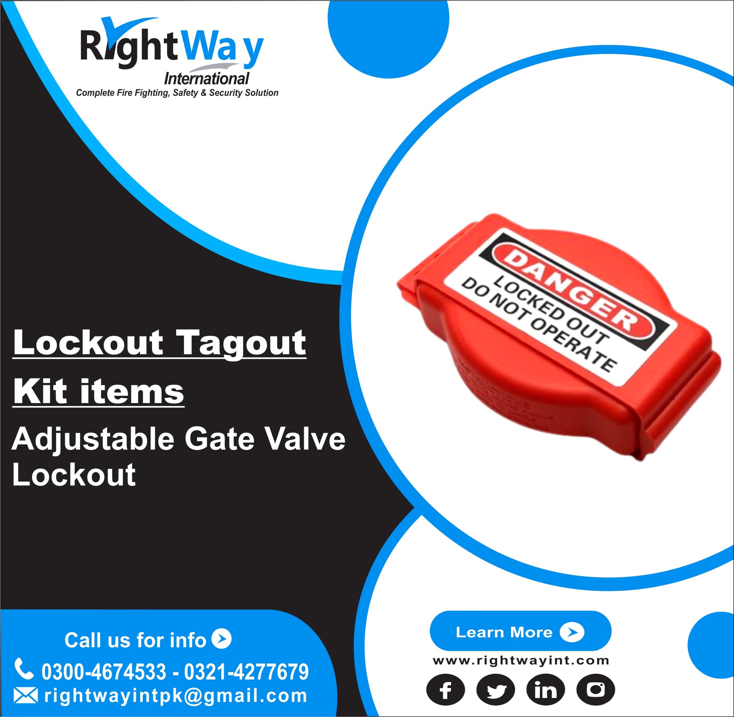 Adjustable Gate Valve Lockout
