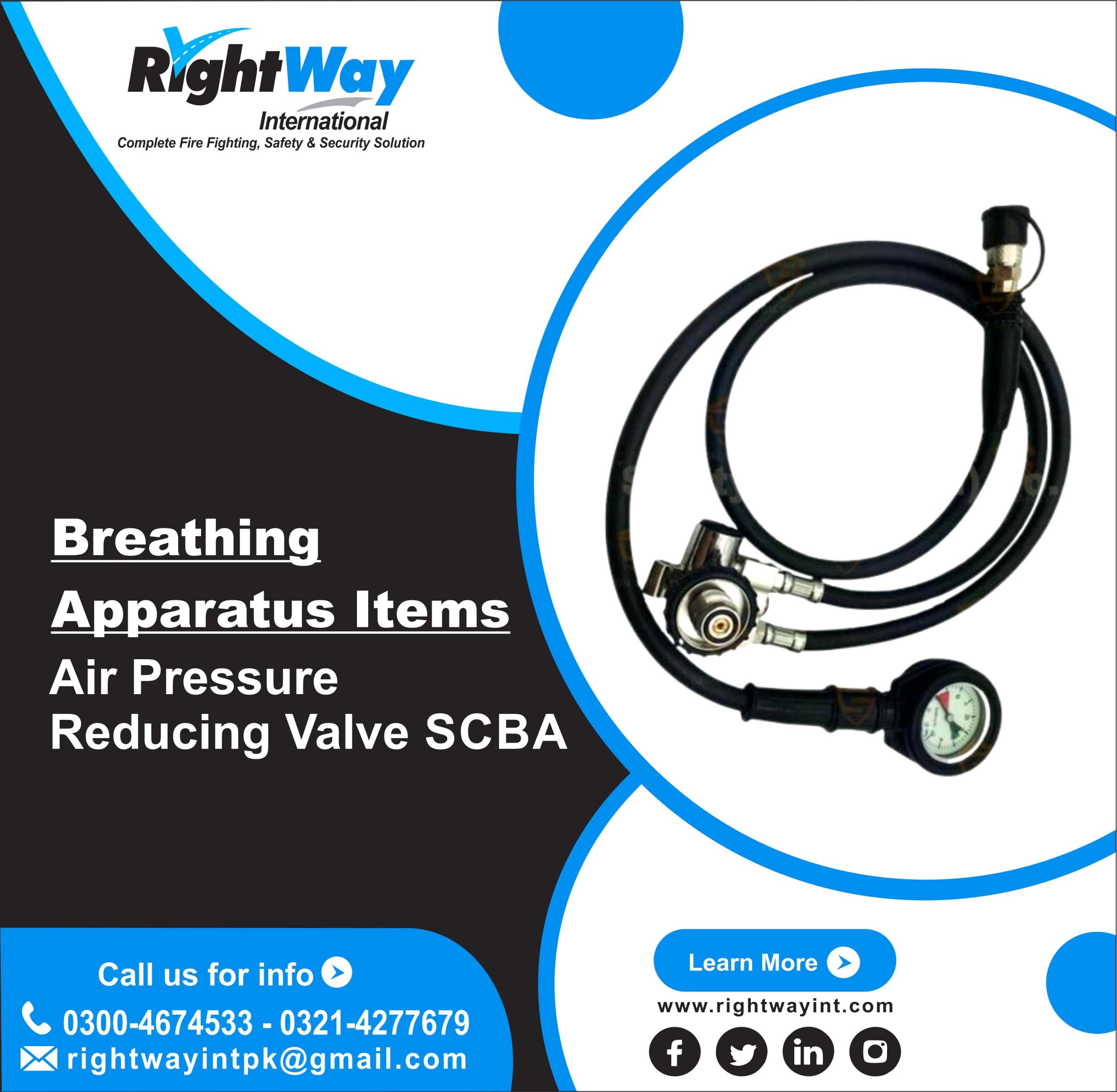 Air Pressure Reducing Valve SCBA