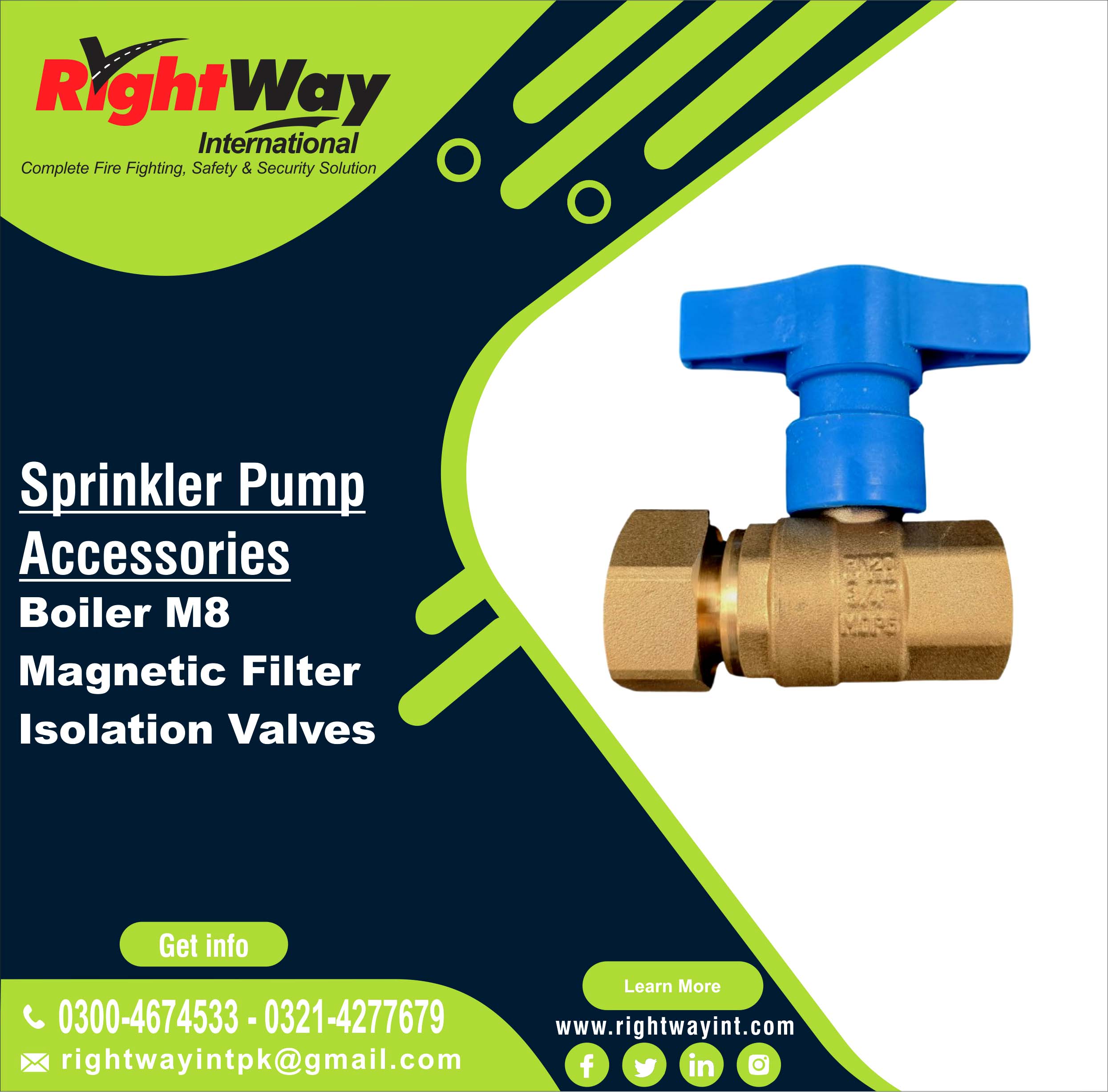 Boiler M8 Magnetic Filter Isolation Valves