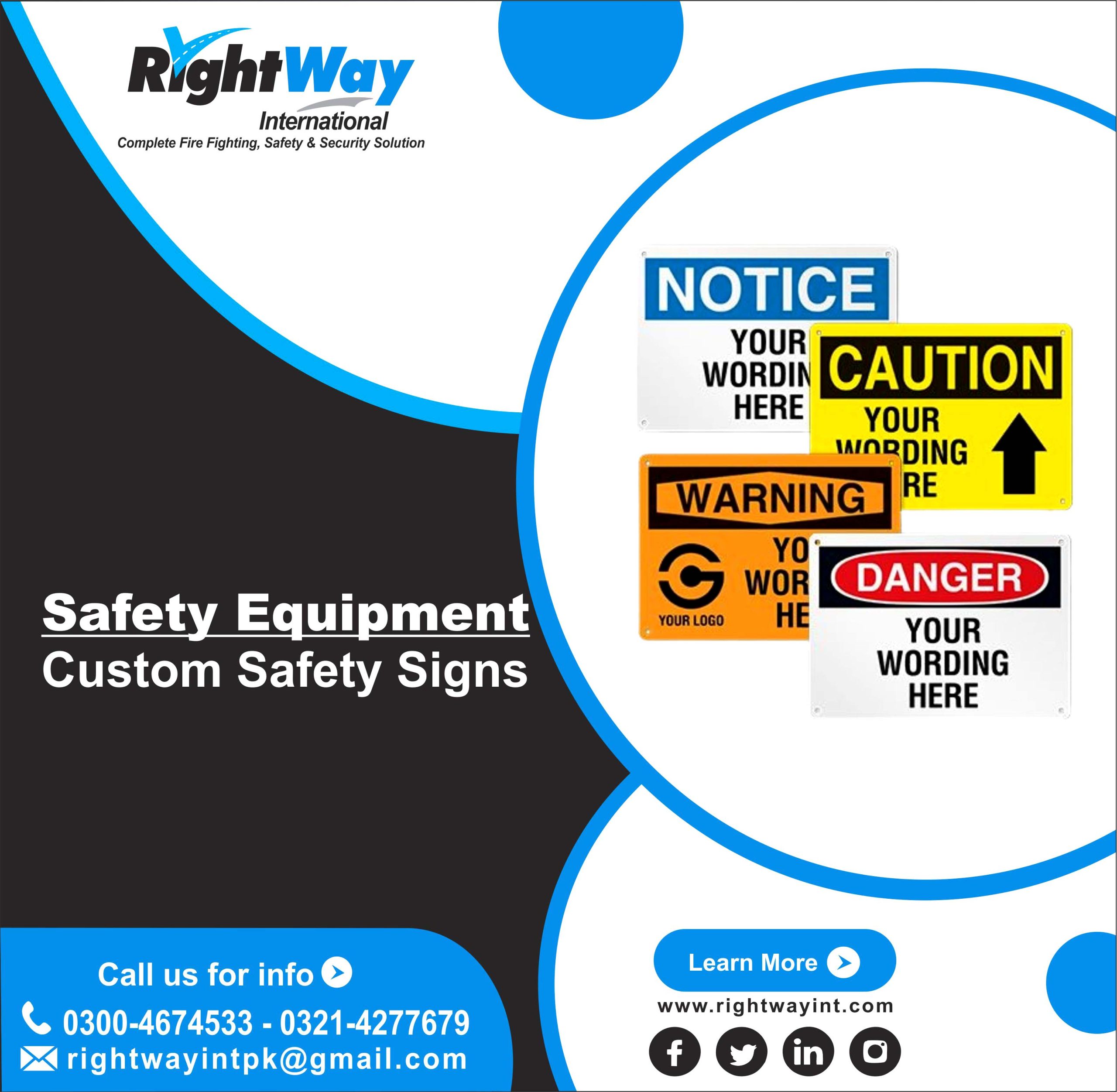 Custom Safety Signs