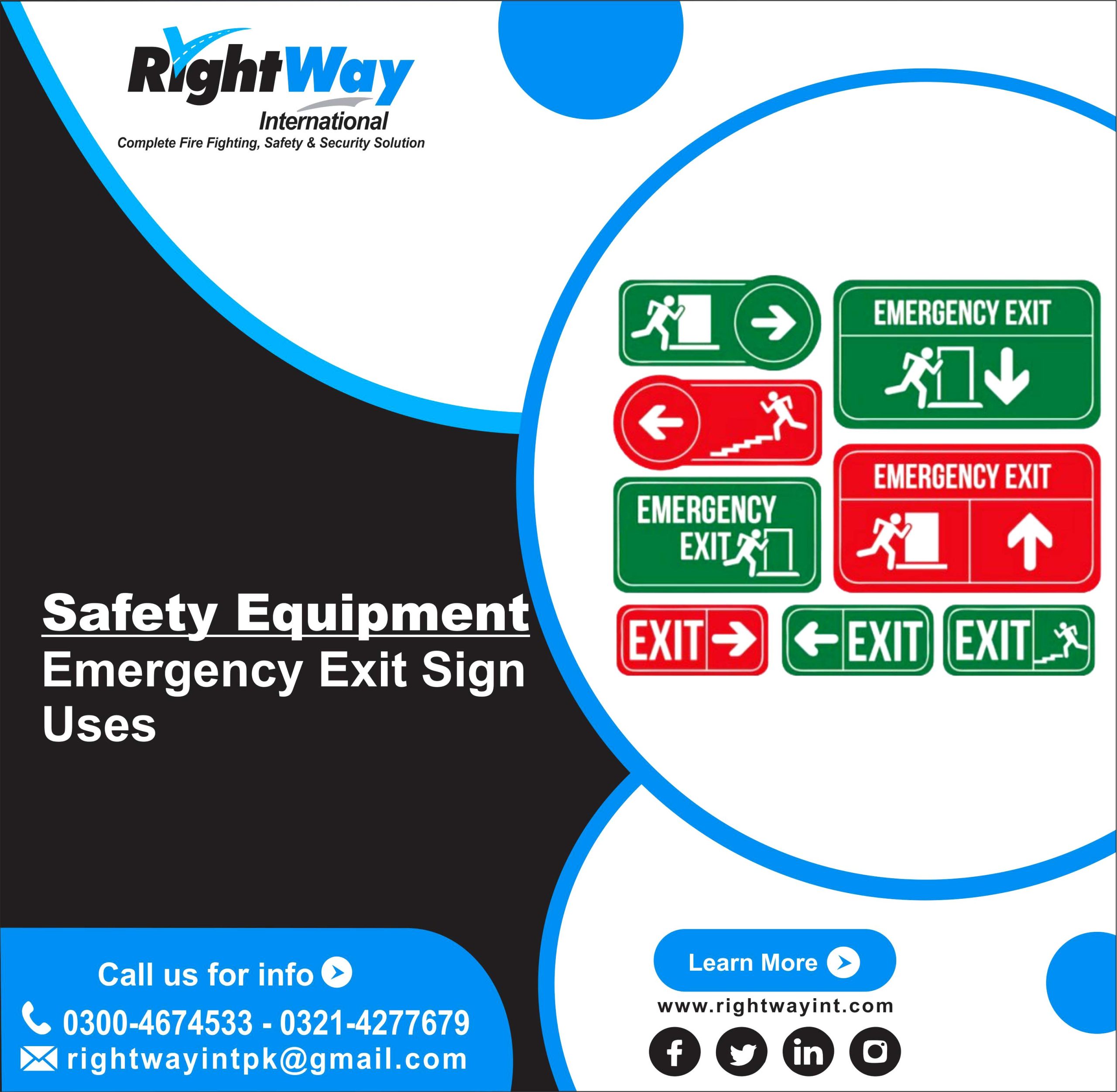 Emergency Exit Sign Uses