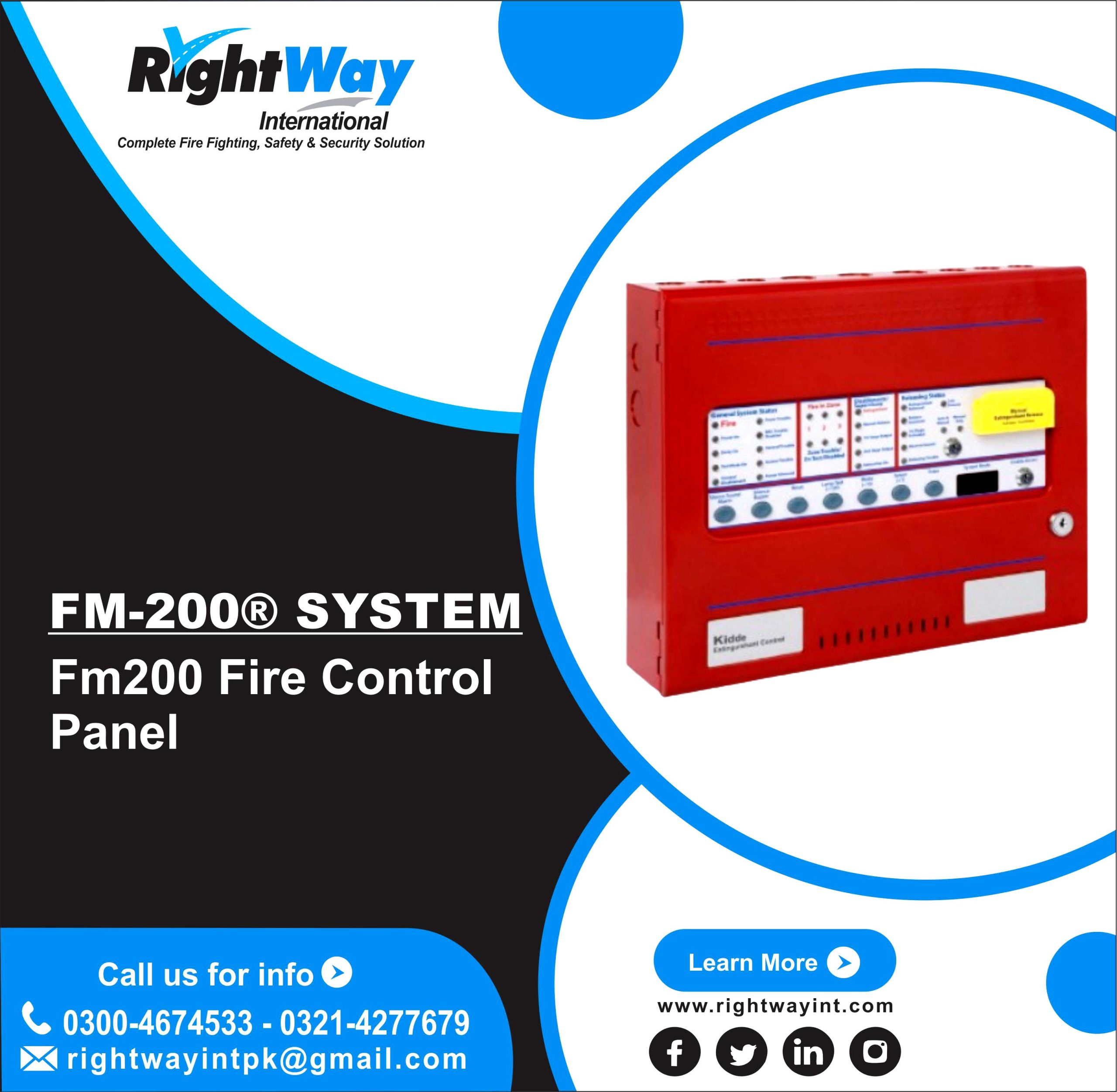 FM200 Fire Control Panel Kidde
