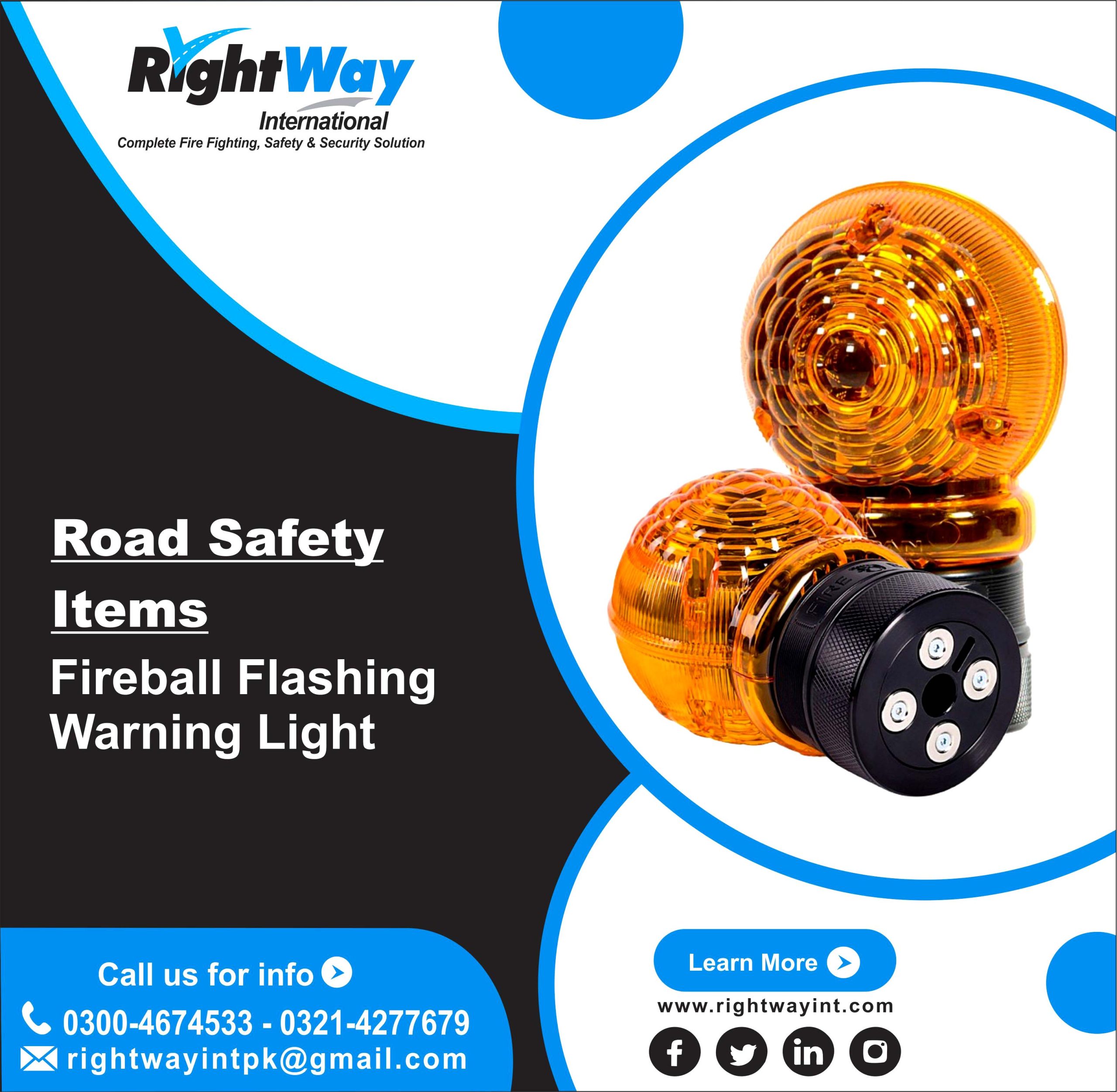 Fireball Flashing Warning Light