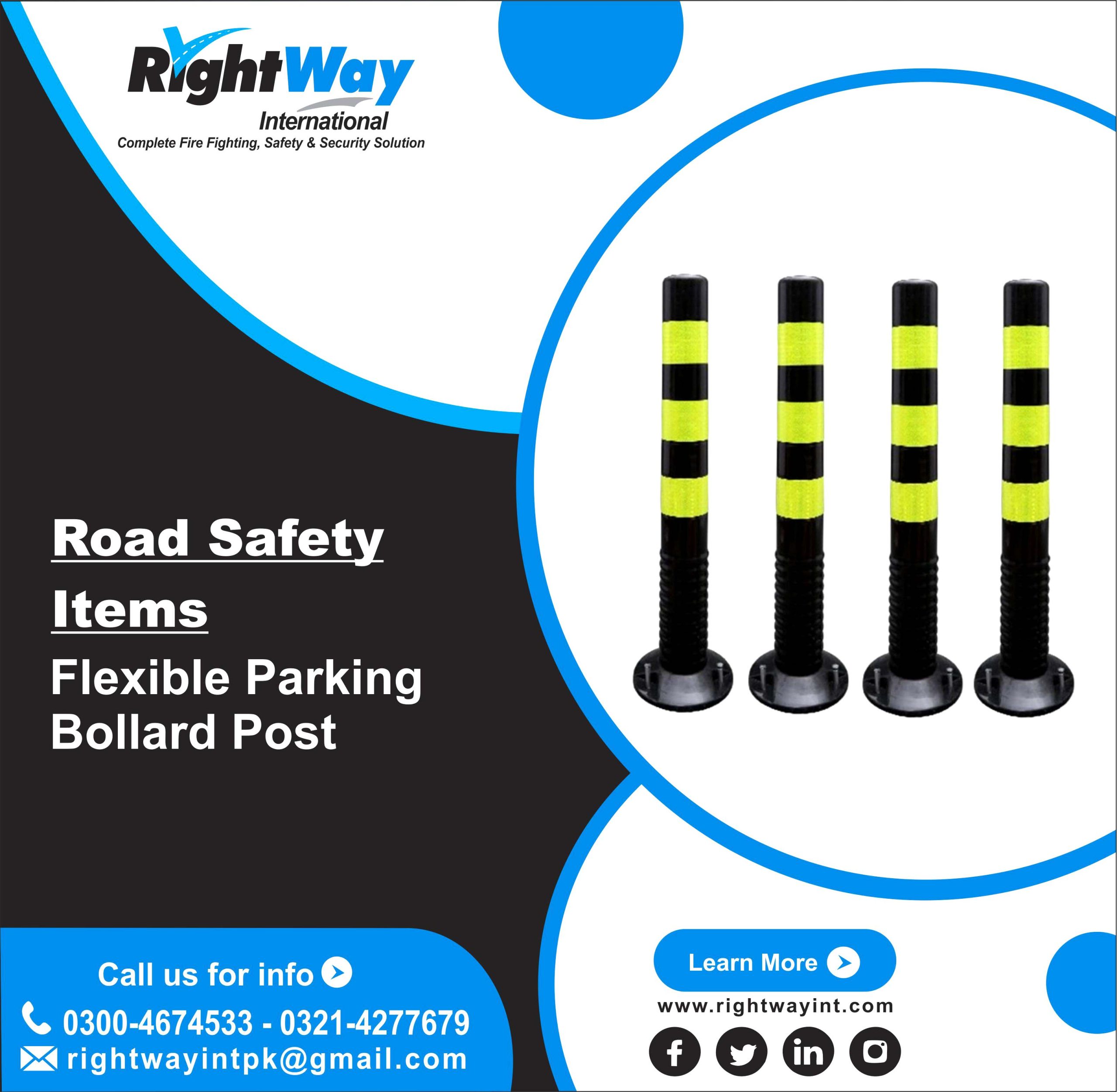 Flexible Parking Bollard Post
