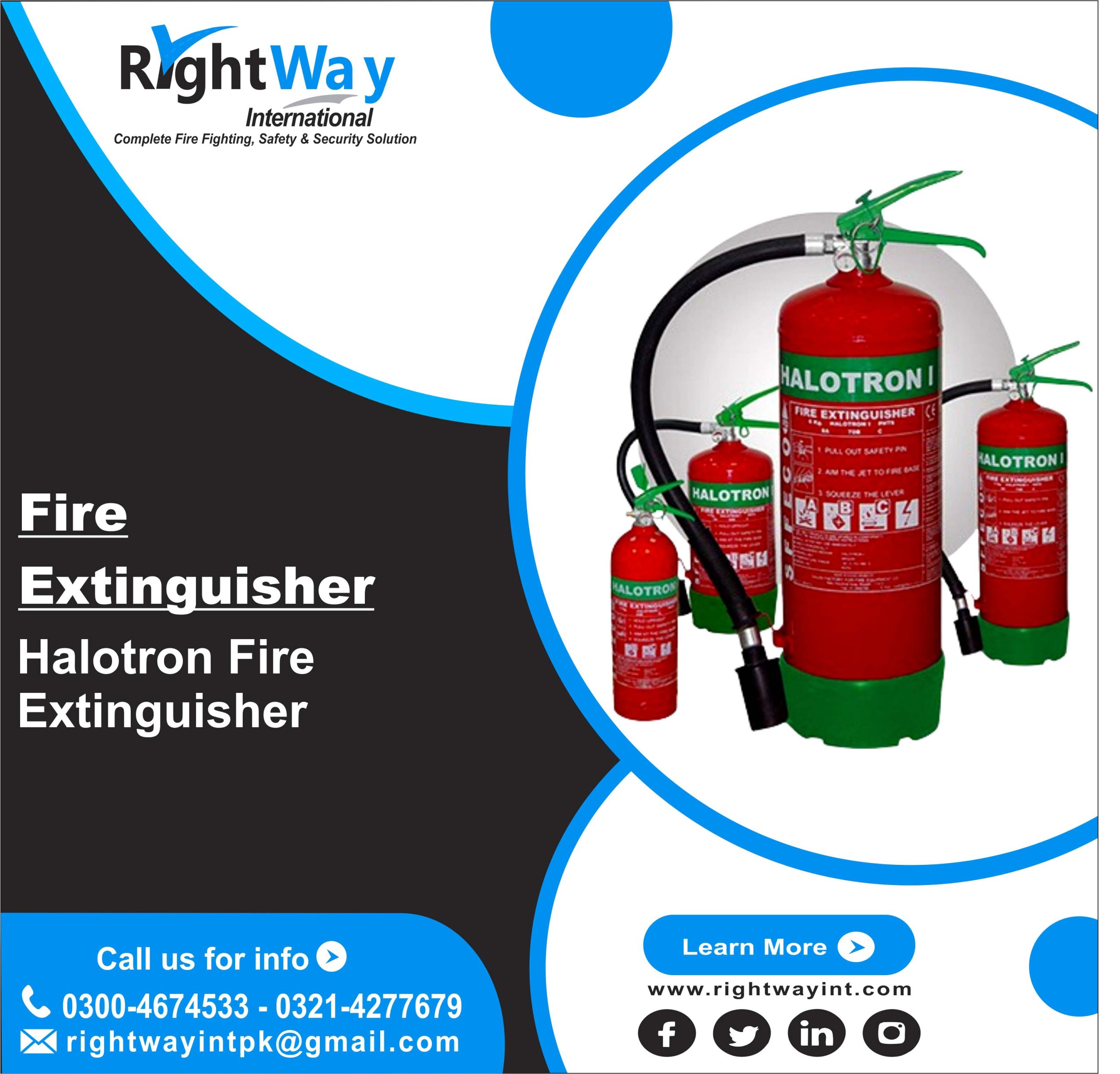Halotron Fire Extinguisher Uses