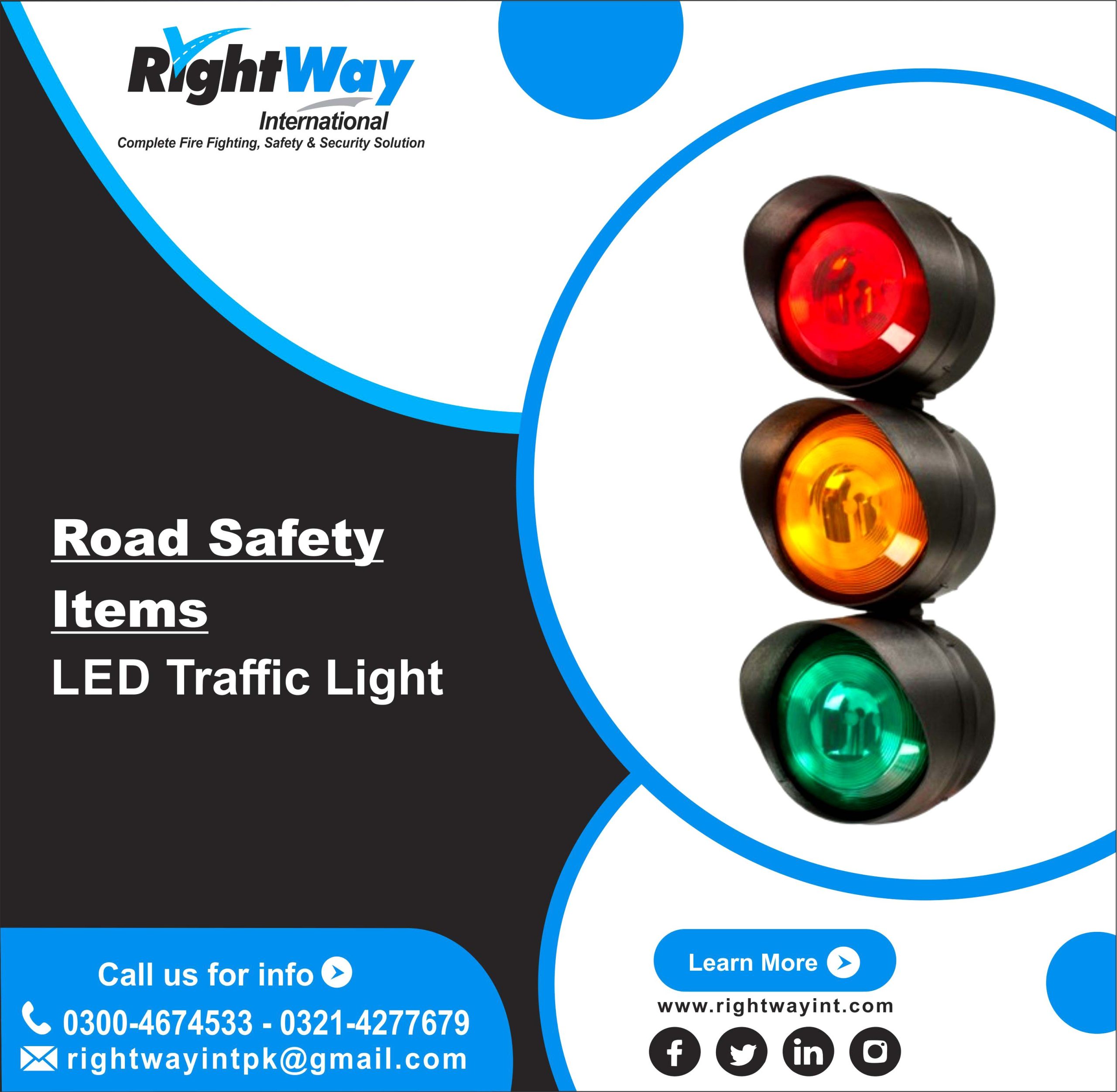 LED Traffic Light Surface Mount