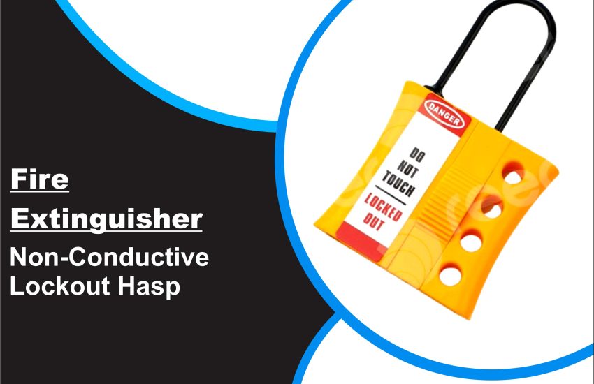 Non-Conductive Lockout Hasp