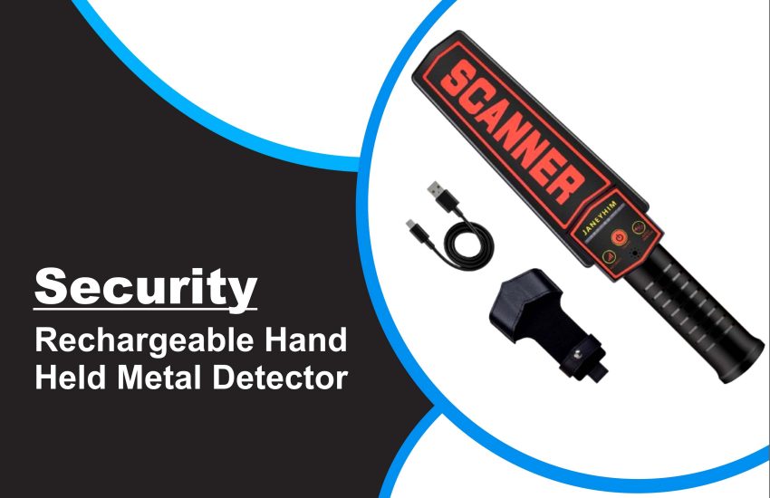 Rechargeable Hand Held Metal Detector