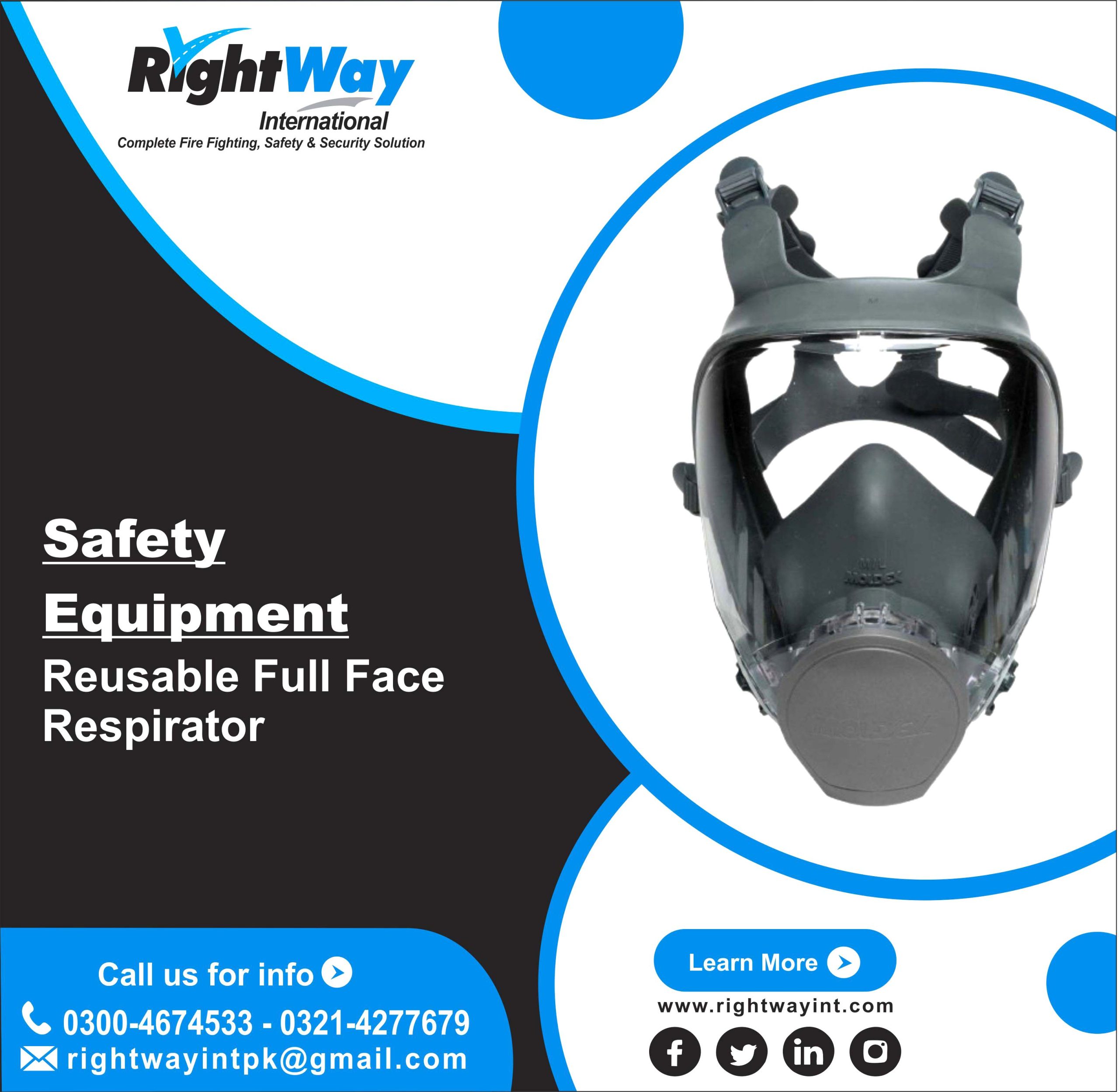 Reusable Full Face Respirator