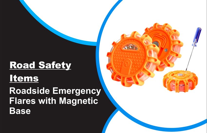 Roadside Emergency Flares with Magnetic Base