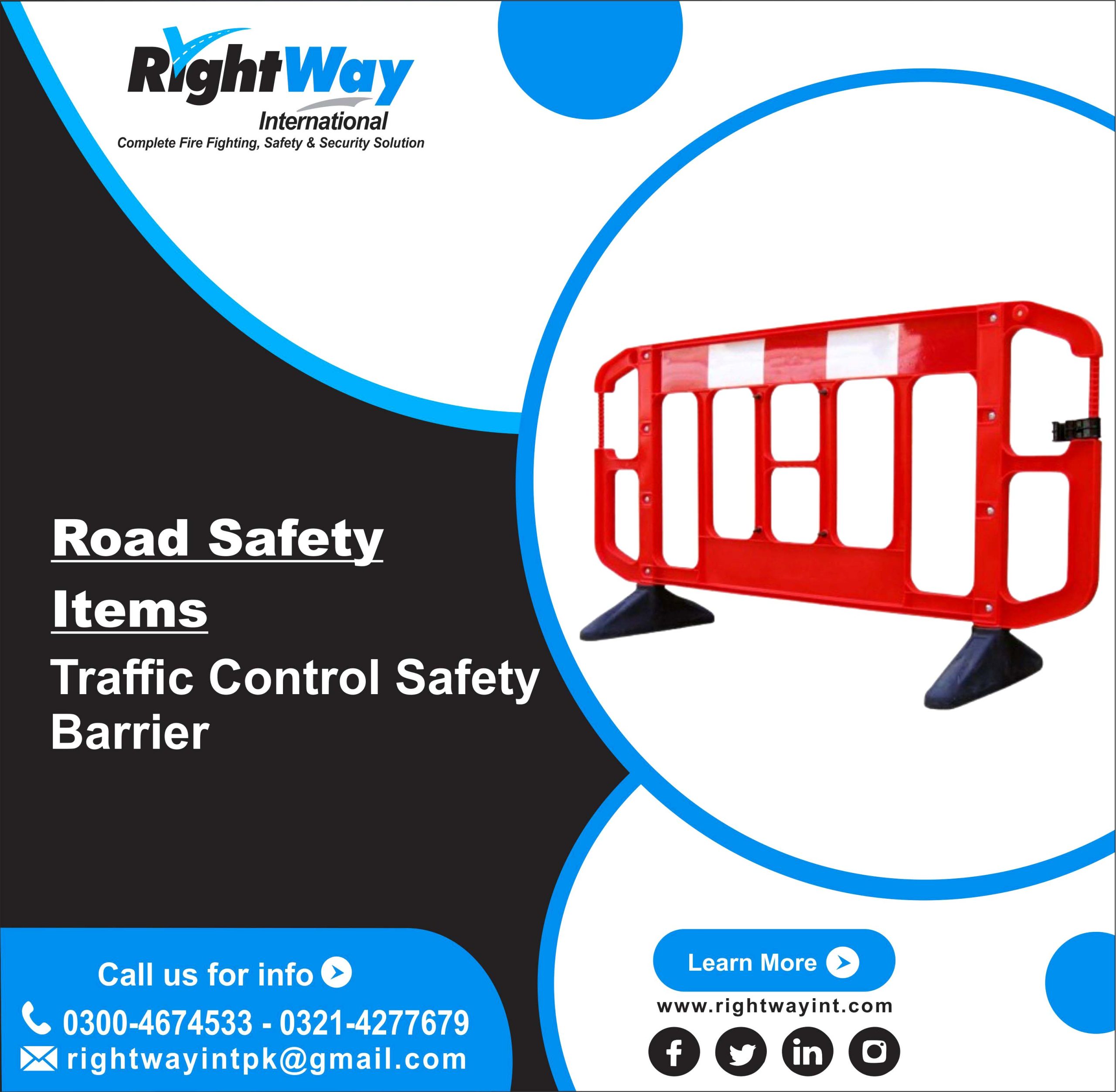 Traffic Control Safety Barrier