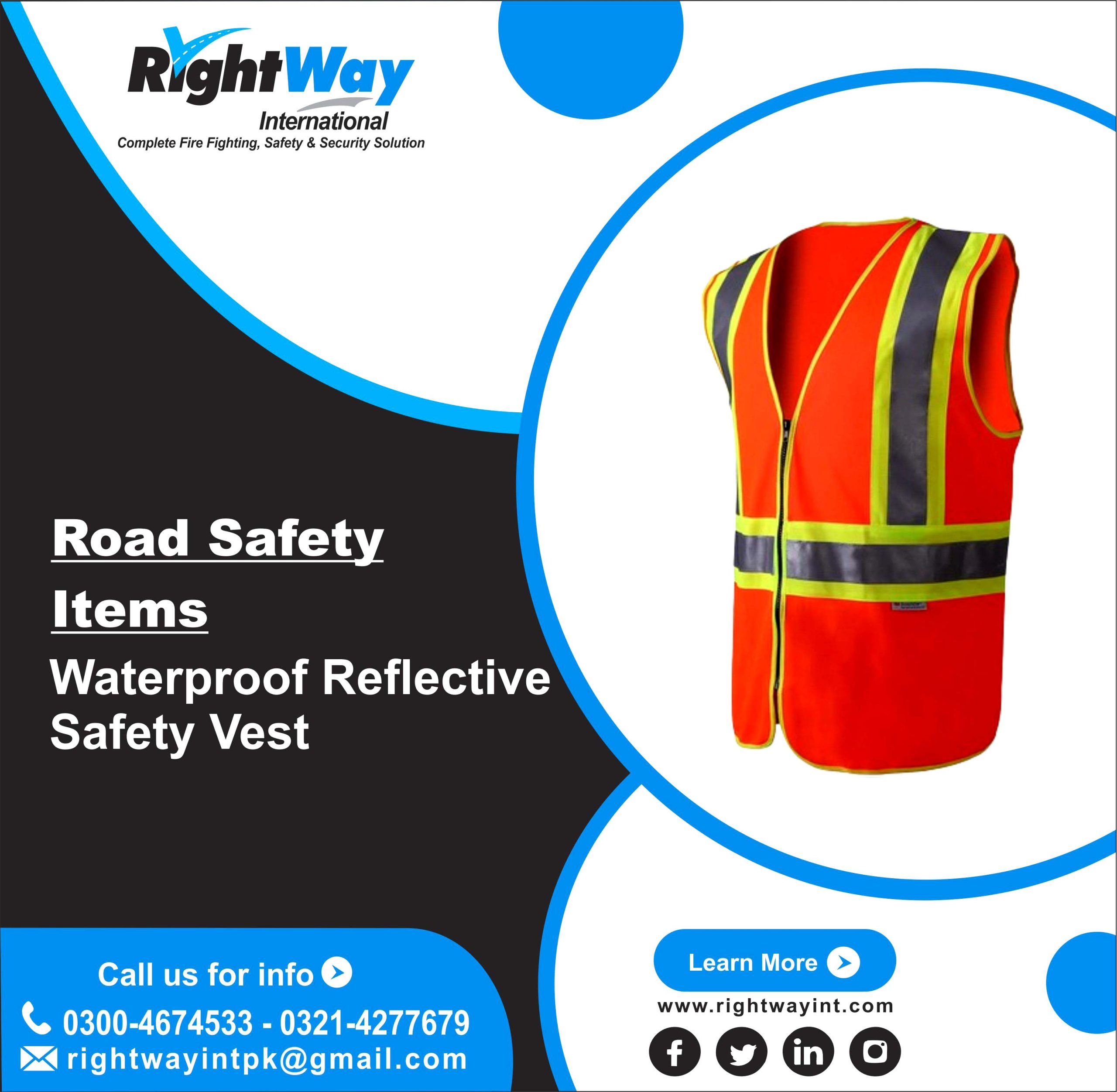 Waterproof Reflective Safety Vest