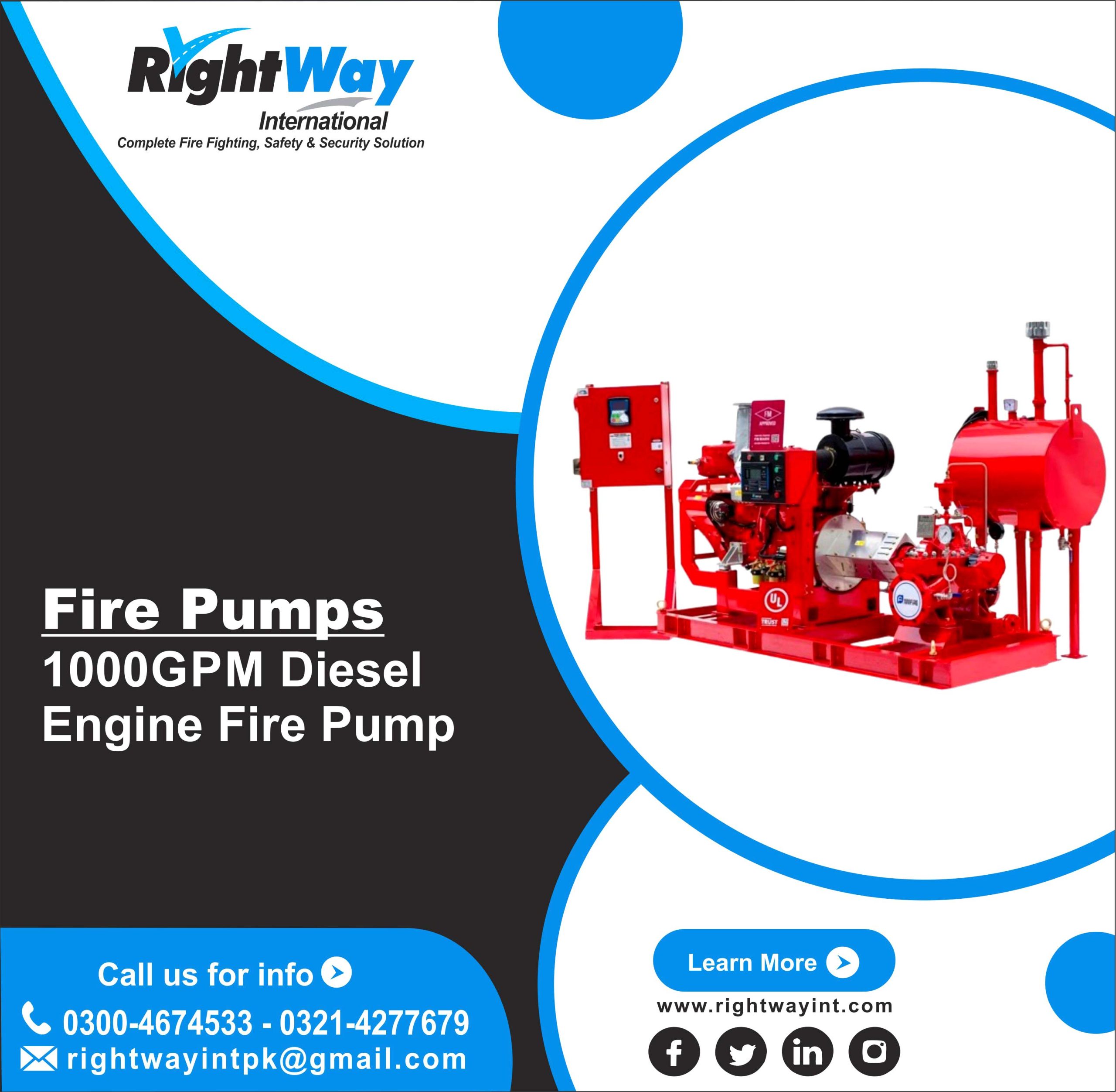1000GPM Diesel Engine Fire Pump