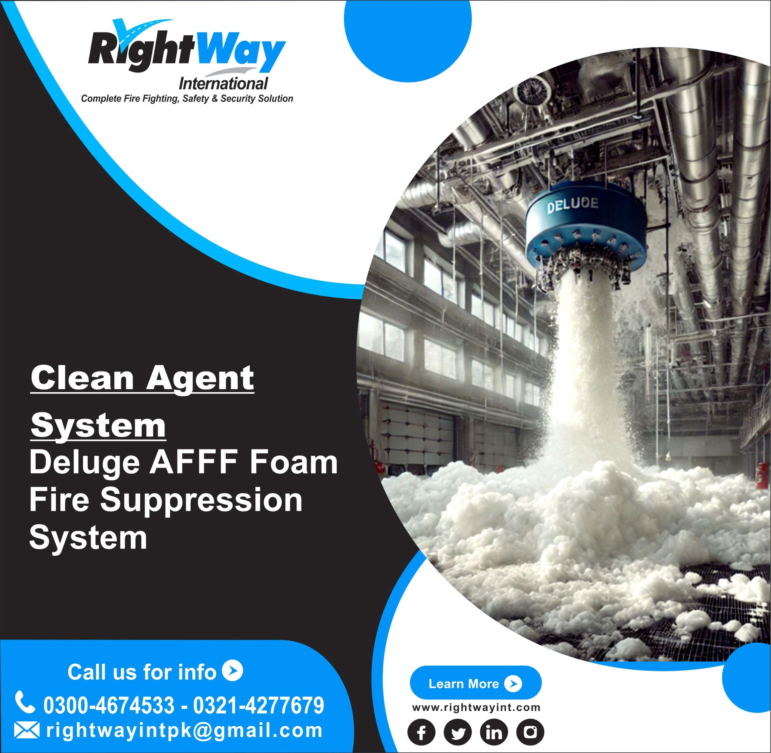 Deluge AFFF Foam Fire Suppression System