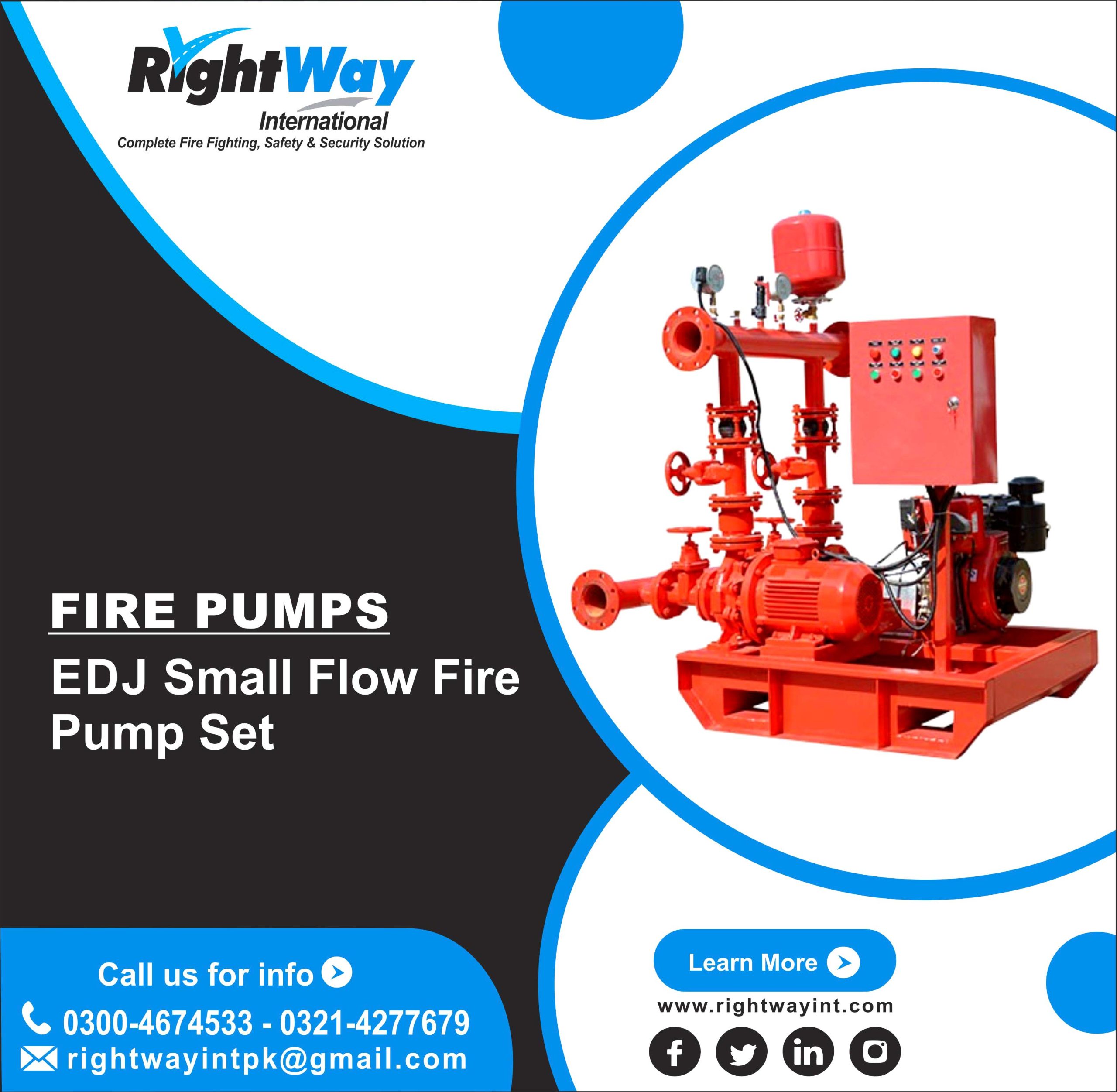 EDJ Small Flow Fire Pump Set