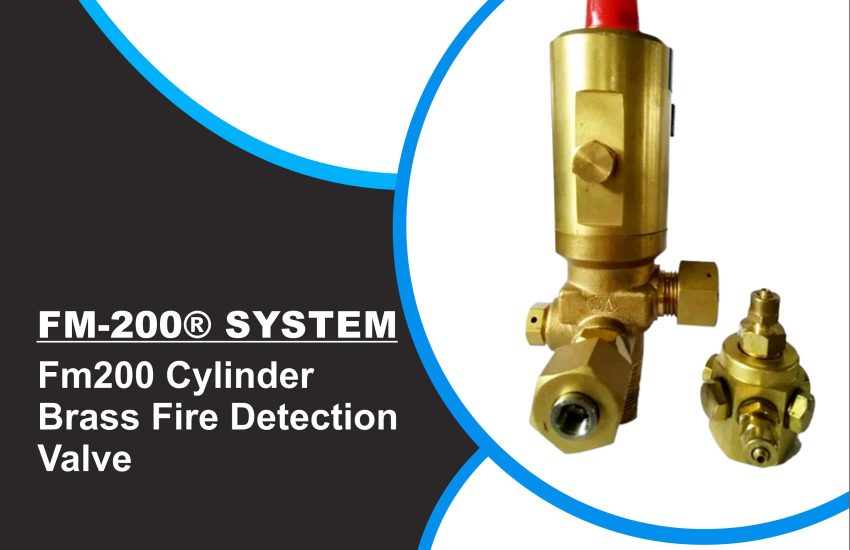 FM200 Cylinder Brass Fire Detection Valve