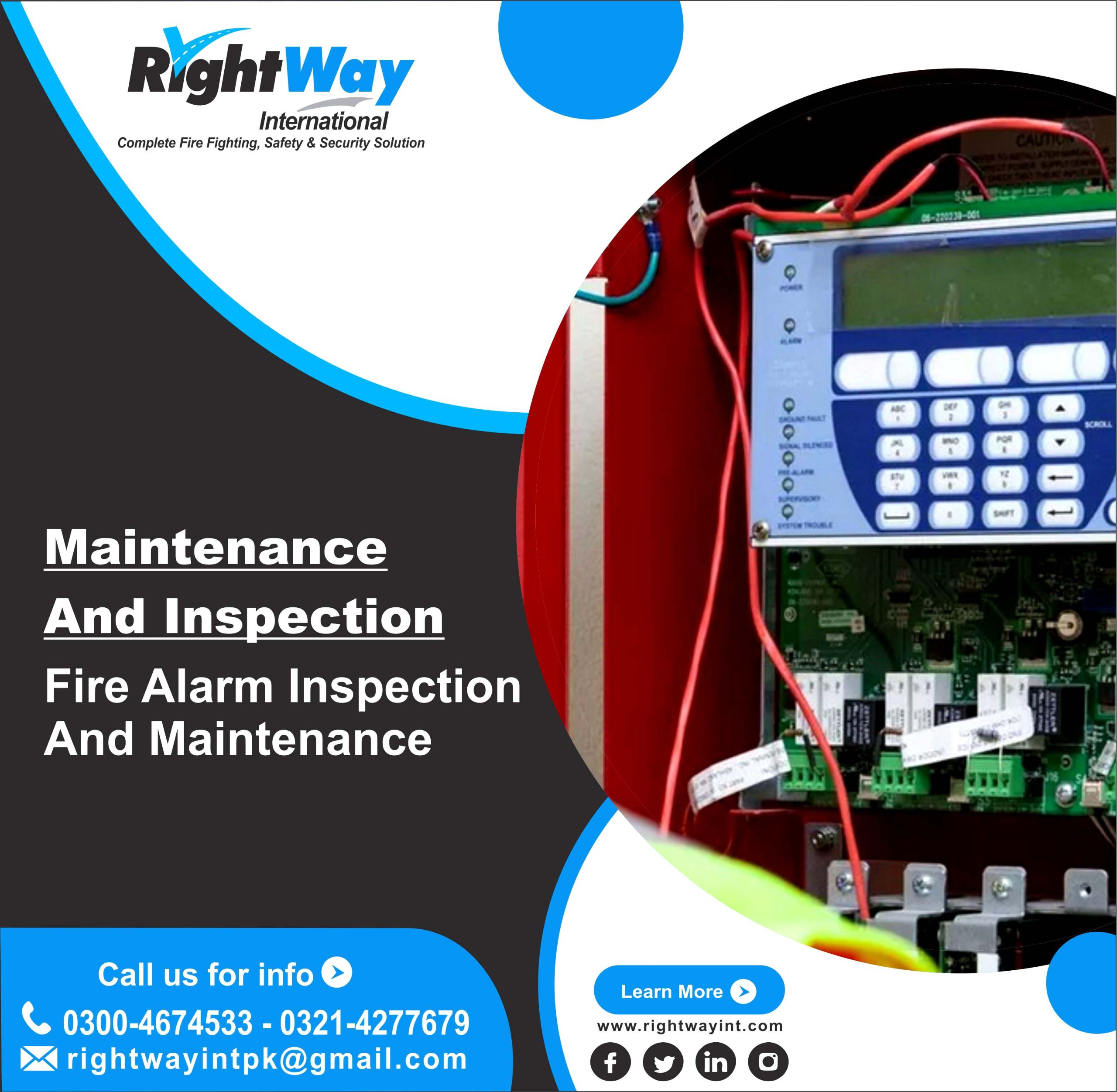 Fire Alarm Inspection And Maintenance