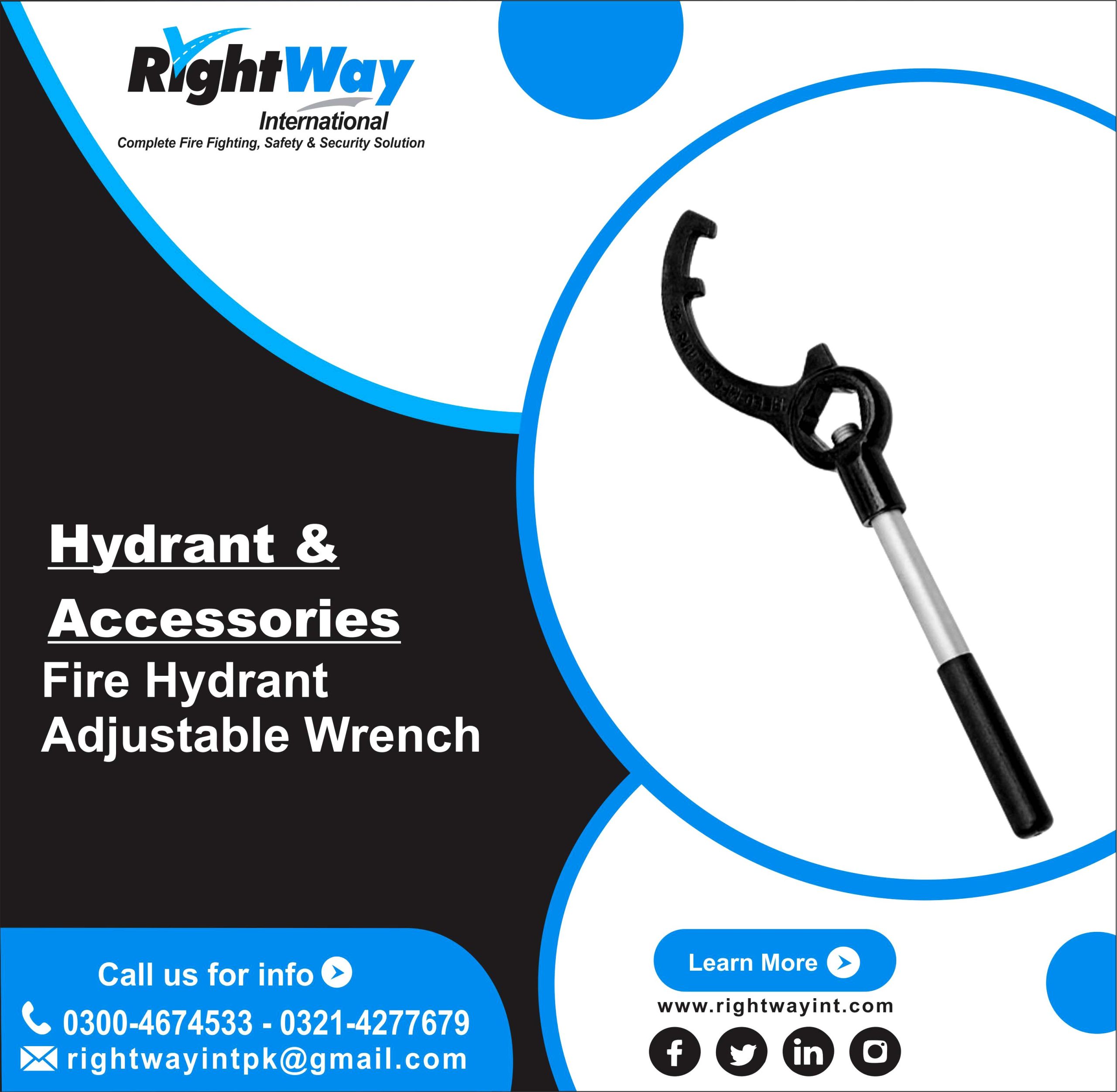 Fire Hydrant Adjustable Wrench
