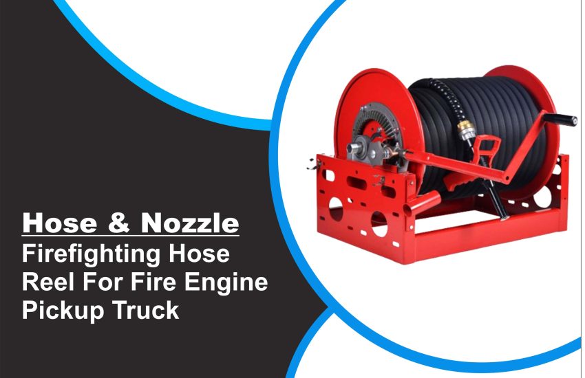 Firefighting Hose Reel For Fire Engine Pickup Truck
