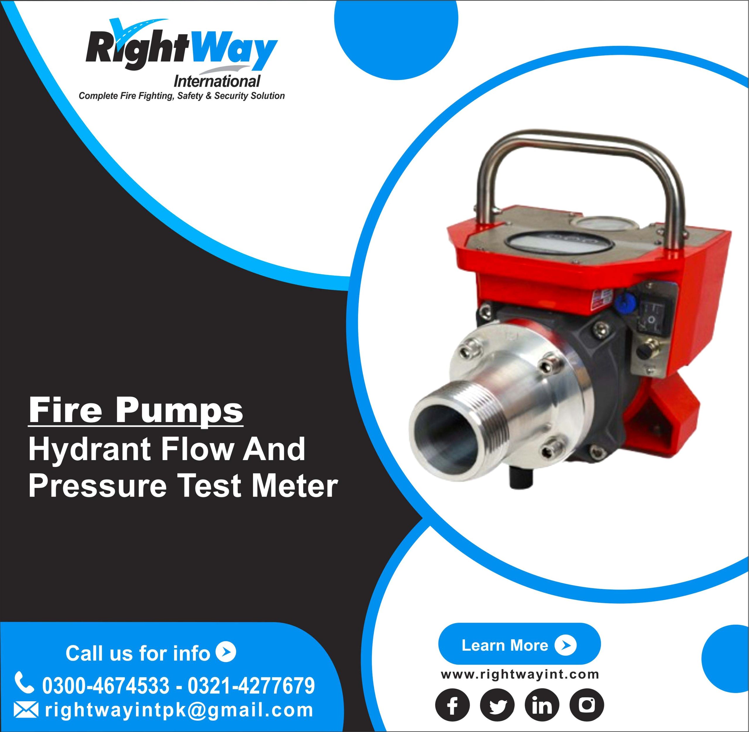 Hydrant Flow And Pressure Test Meter