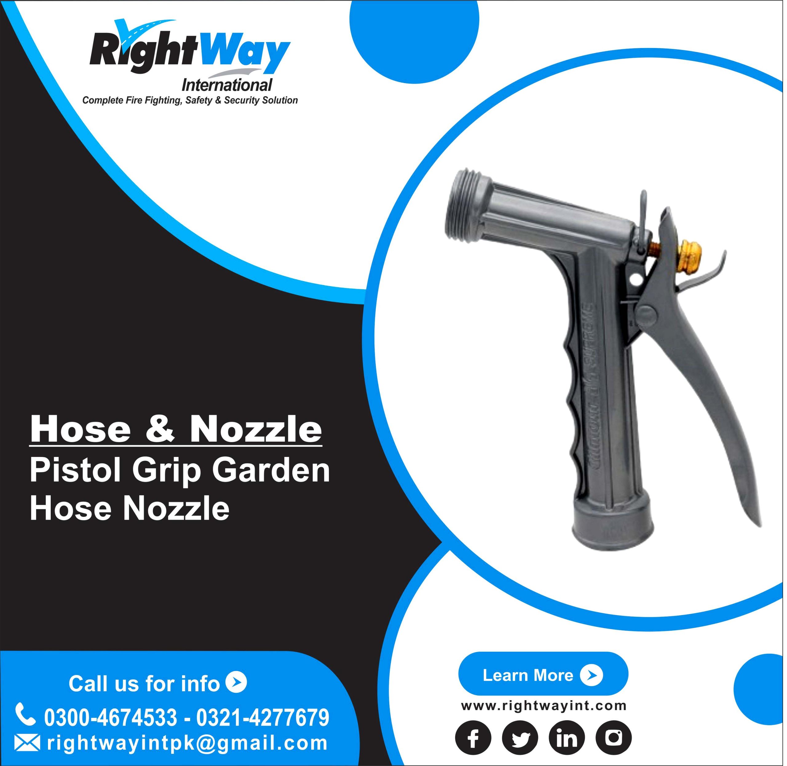 Pistol Grip Garden Hose Nozzle