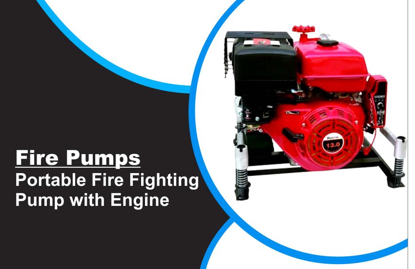 Portable Fire Fighting Pump with Engine