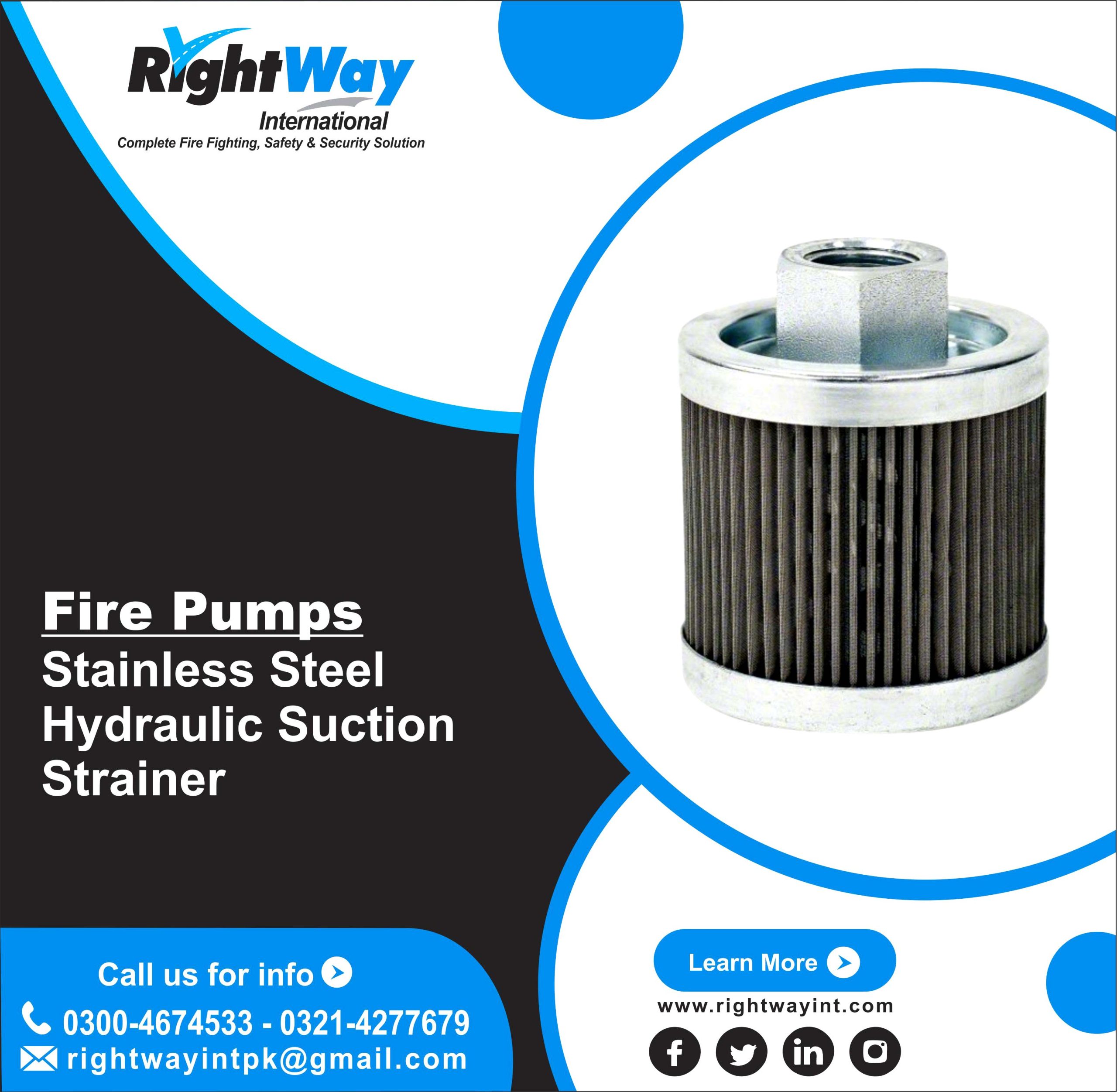 Stainless Steel Hydraulic Suction Strainer
