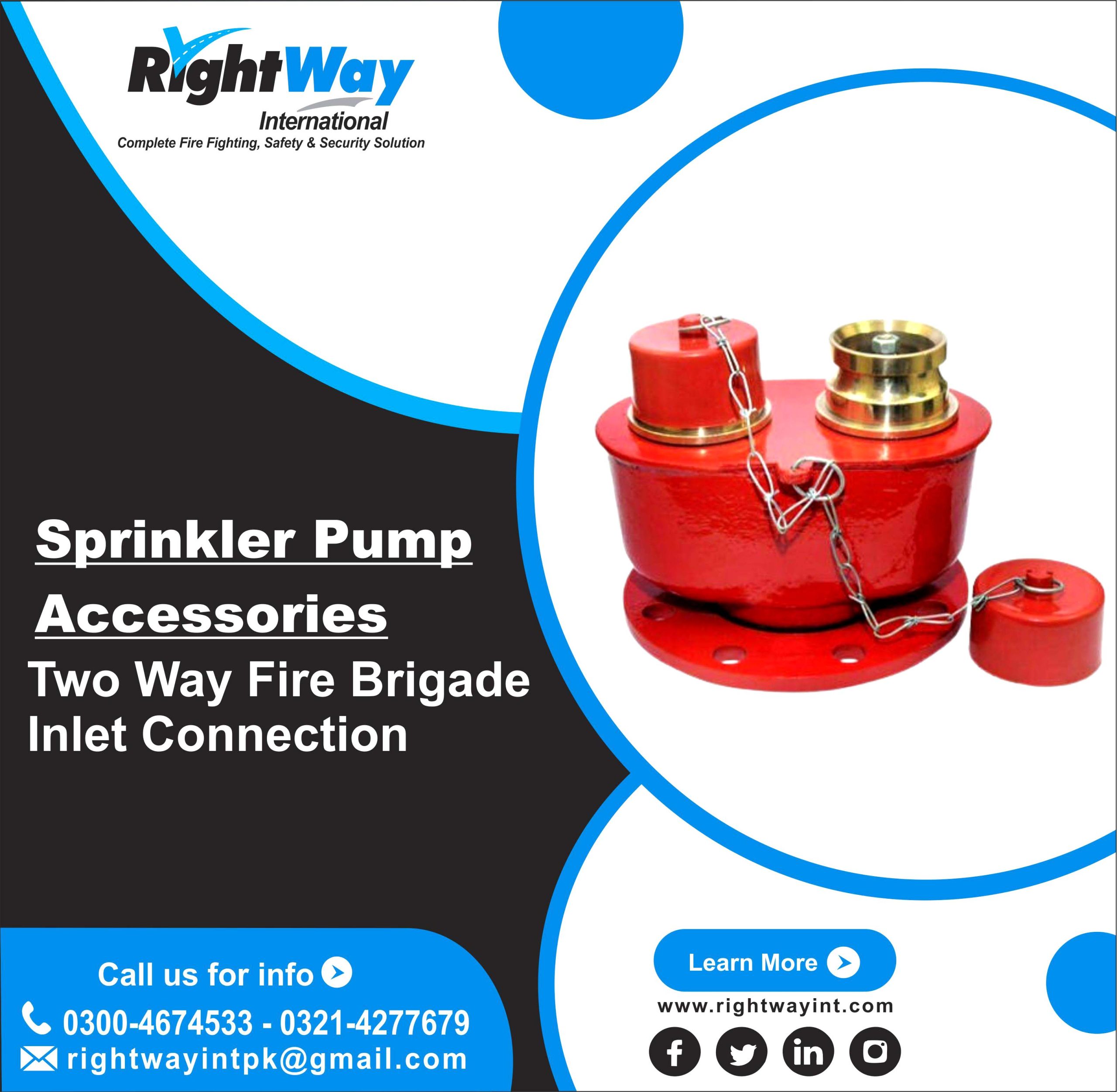 Two Way Fire Brigade Inlet Connection