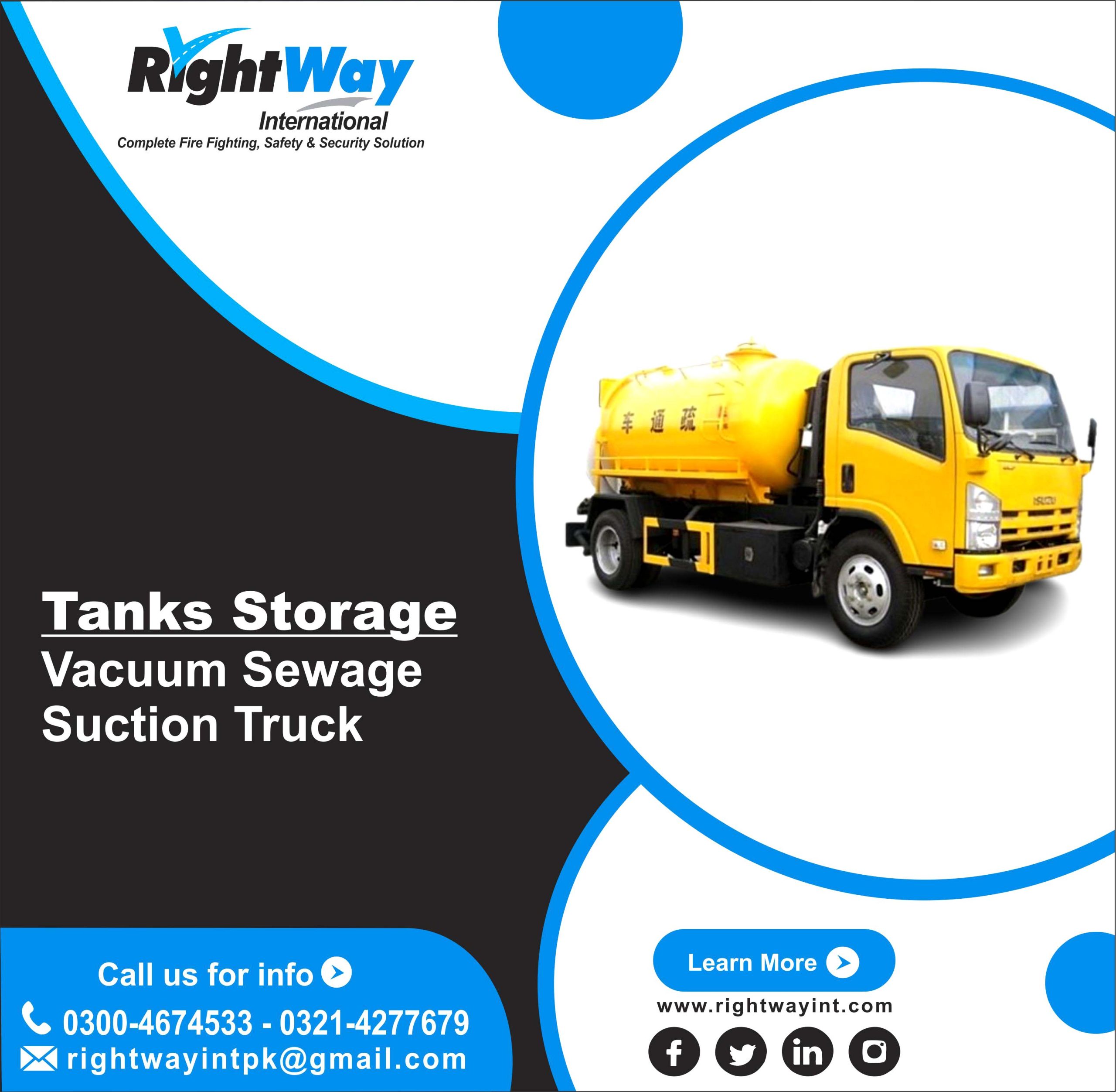 Vacuum Sewage Suction Truck