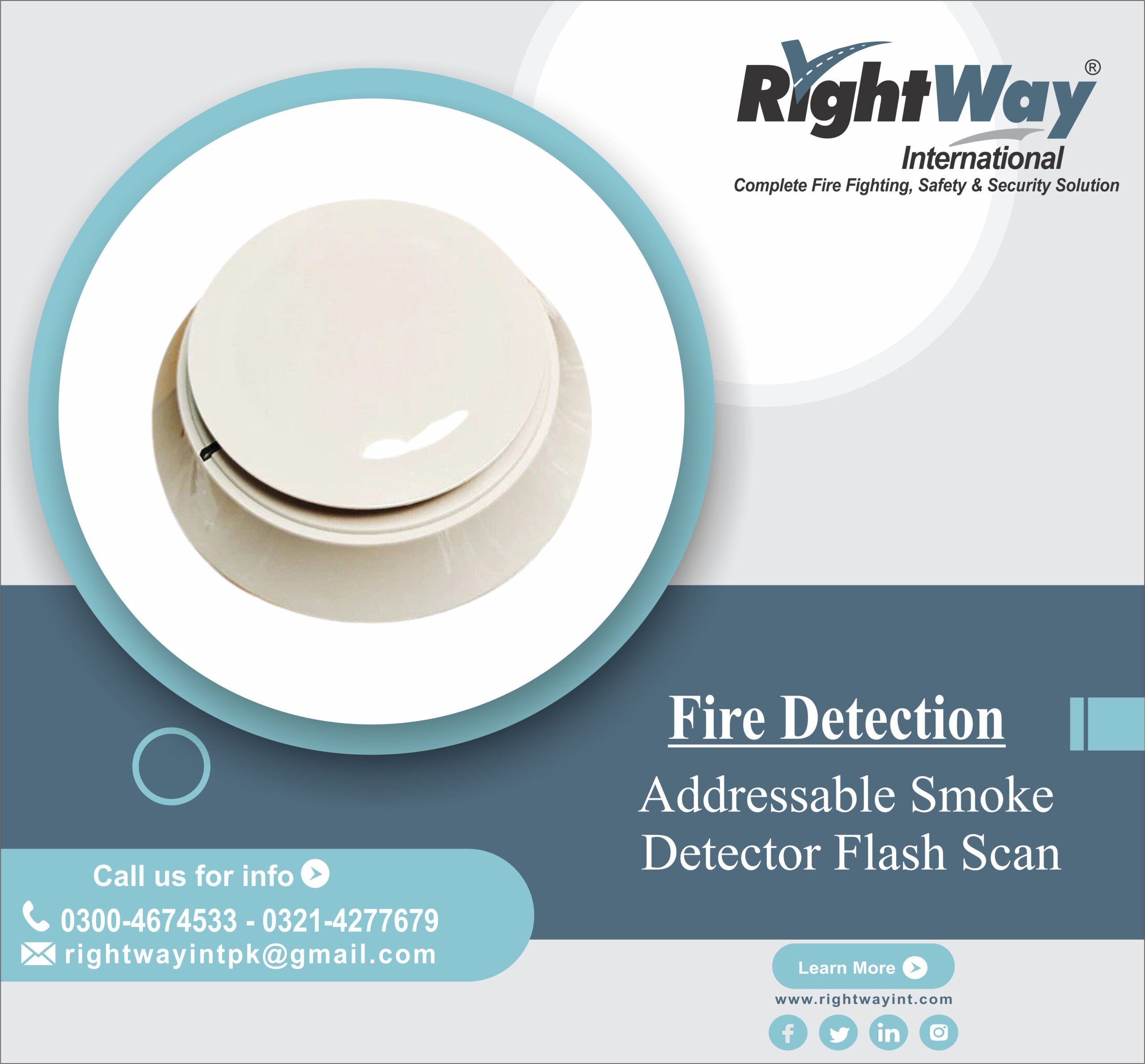 Addressable Smoke Detector Flash Scan