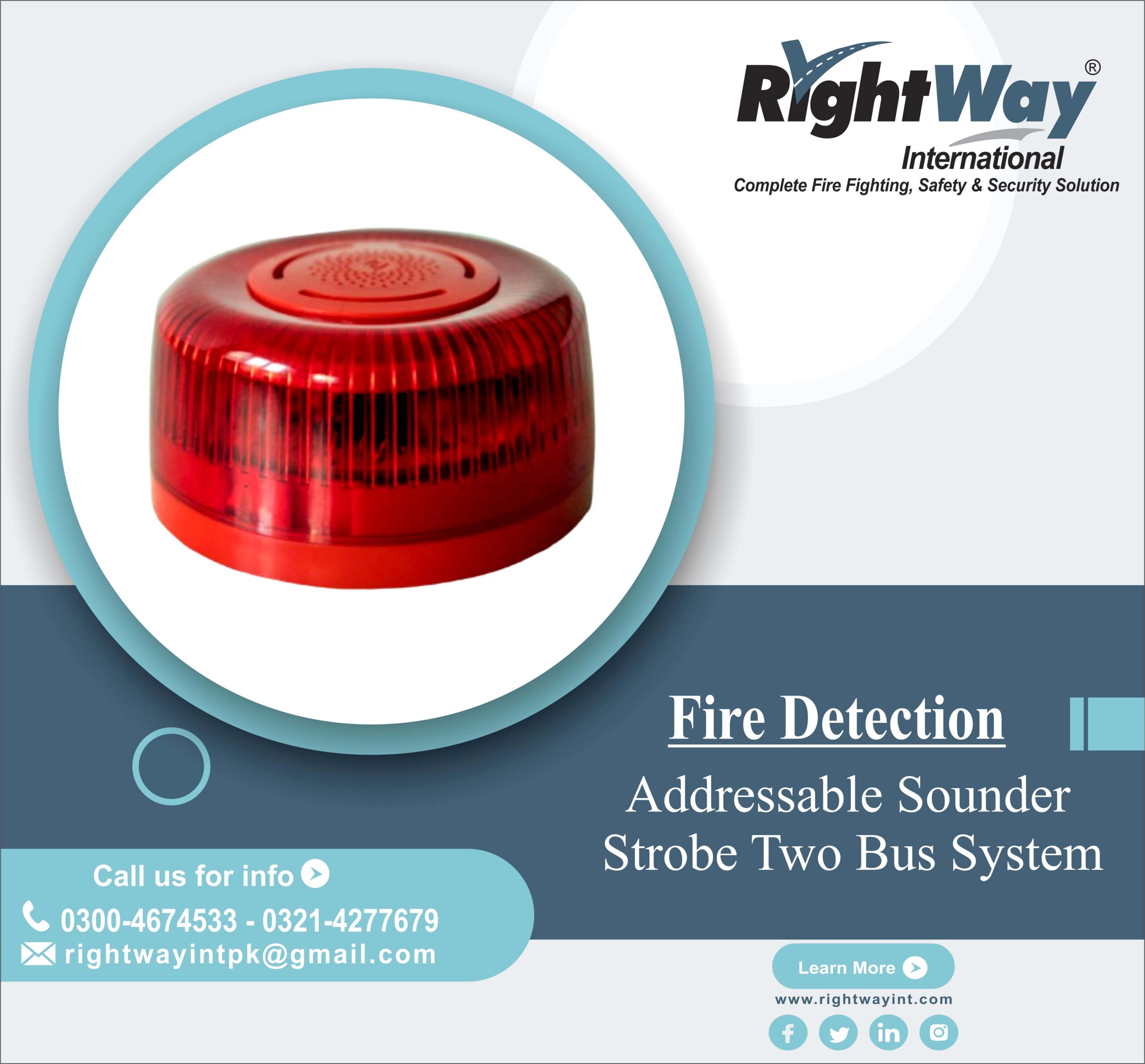 Addressable Sounder Strobe Two Bus System